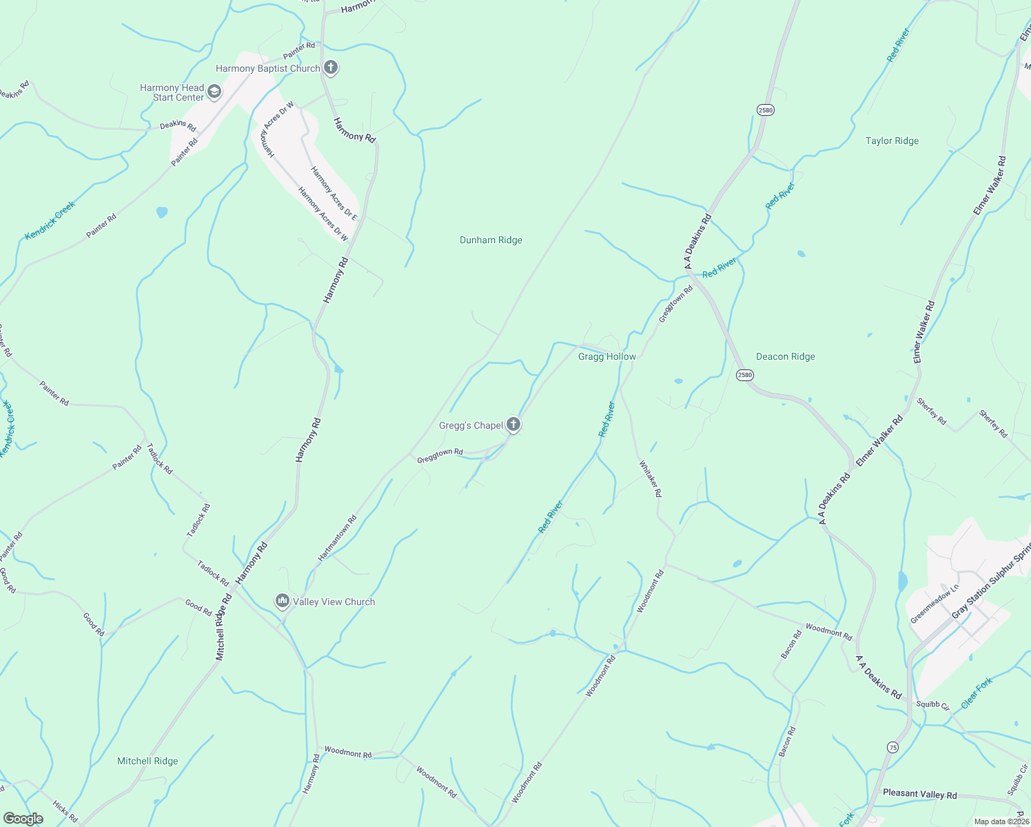 map of restaurants, bars, coffee shops, grocery stores, and more near 110 Hubbard Road in Jonesborough