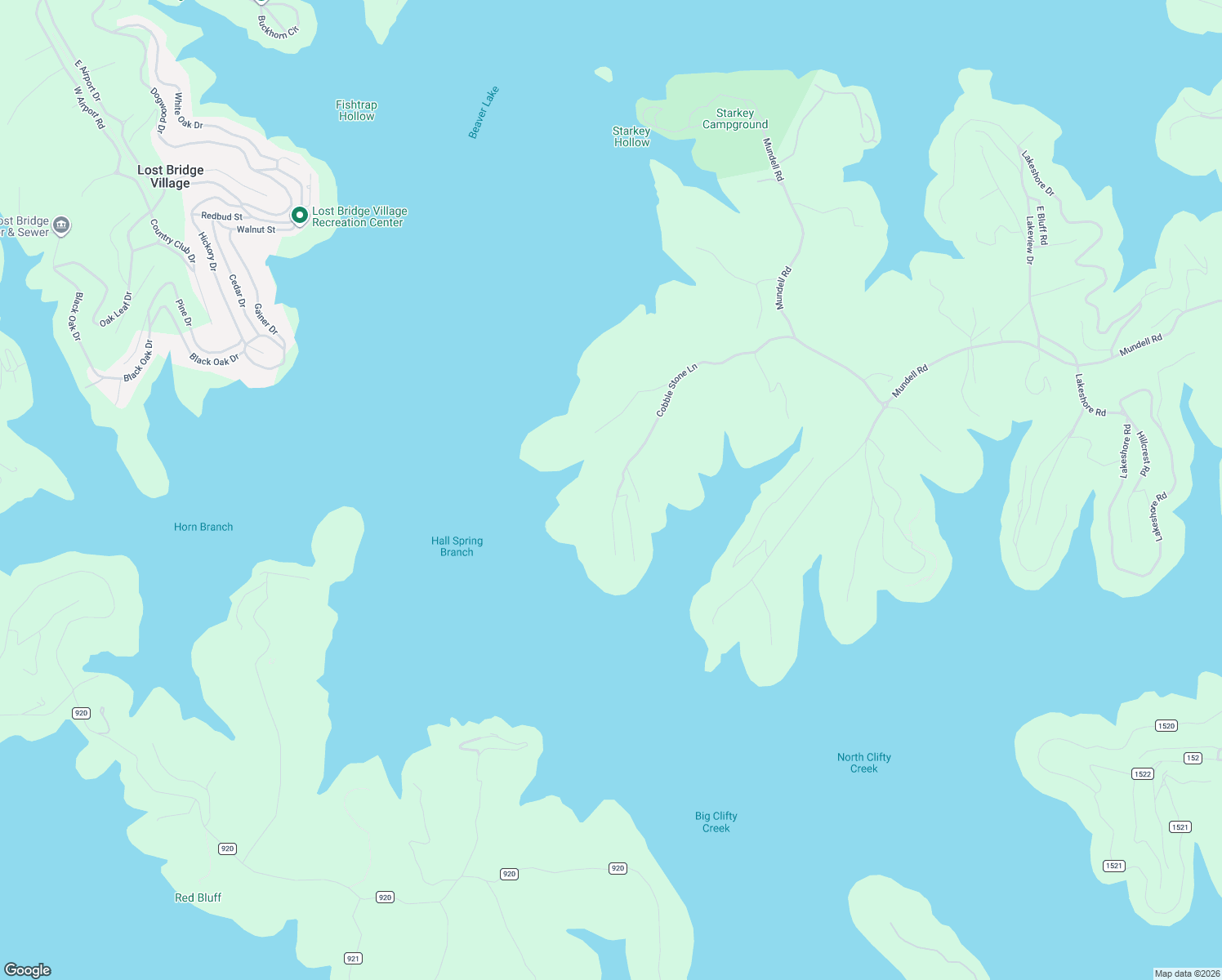 map of restaurants, bars, coffee shops, grocery stores, and more near 826 Cobble Stone Lane in Eureka Springs