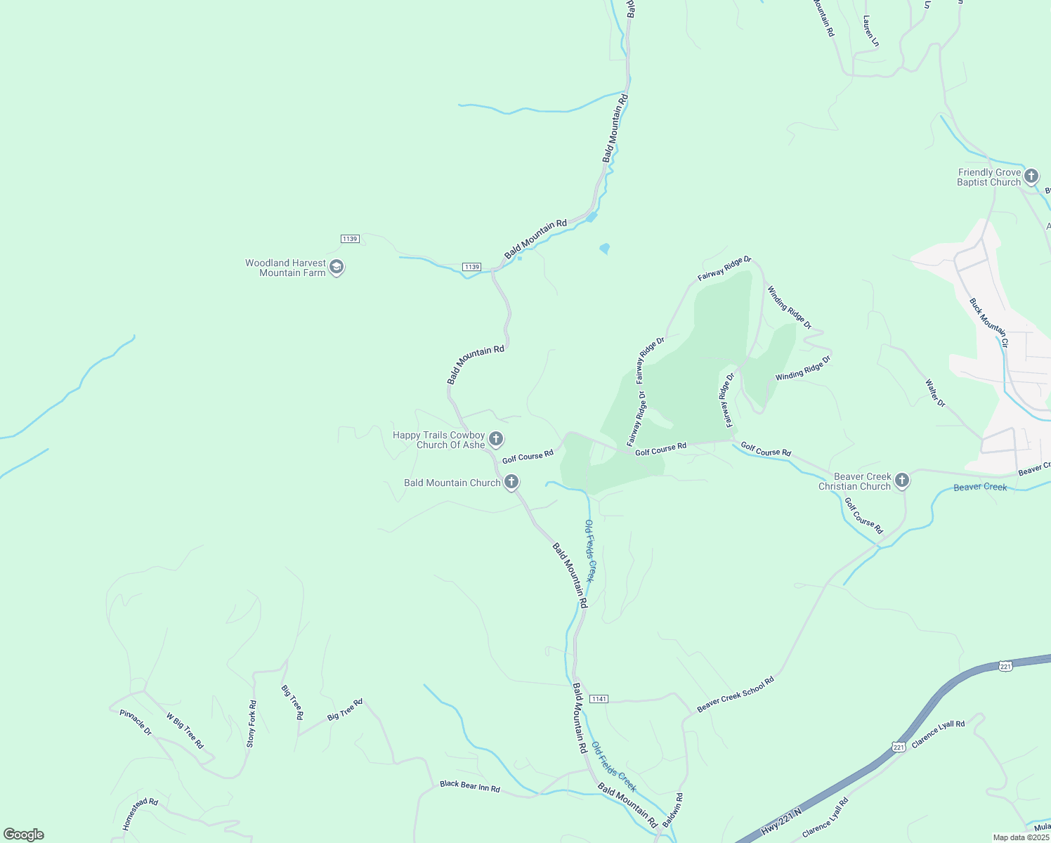 map of restaurants, bars, coffee shops, grocery stores, and more near 308 Macomb Ridge Road in West Jefferson