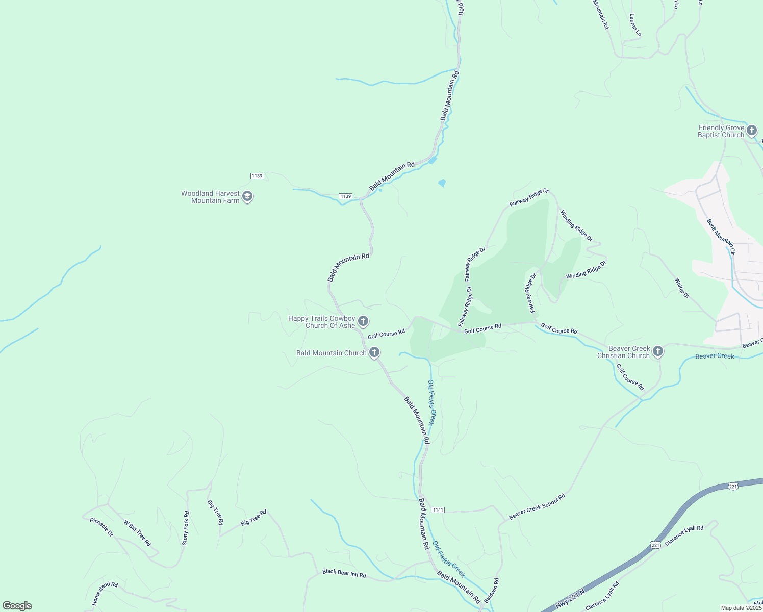 map of restaurants, bars, coffee shops, grocery stores, and more near 308 Macomb Ridge Road in West Jefferson