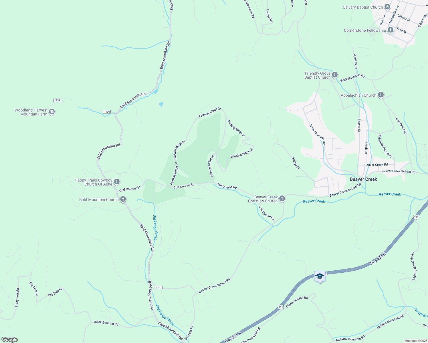 map of restaurants, bars, coffee shops, grocery stores, and more near 172 Fairway Heights Drive in West Jefferson