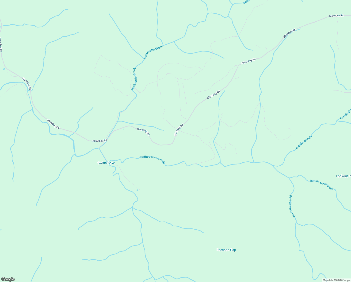 map of restaurants, bars, coffee shops, grocery stores, and more near 1603 Glenobey Road in Jamestown