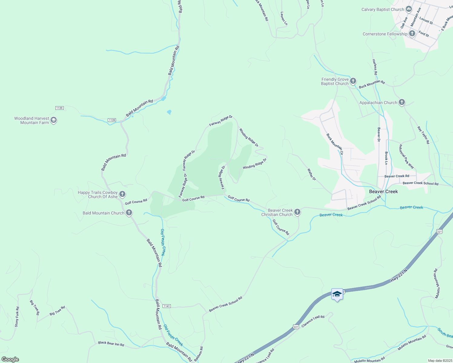 map of restaurants, bars, coffee shops, grocery stores, and more near 172 Fairway Heights Drive in West Jefferson