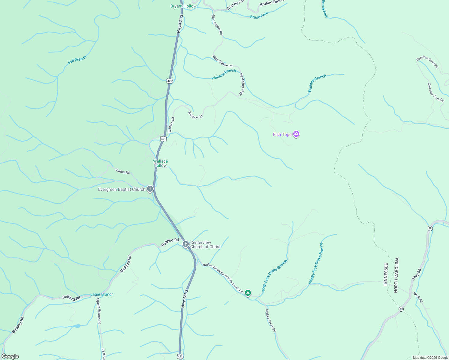 map of restaurants, bars, coffee shops, grocery stores, and more near 764 Fred Wallace Road in Trade