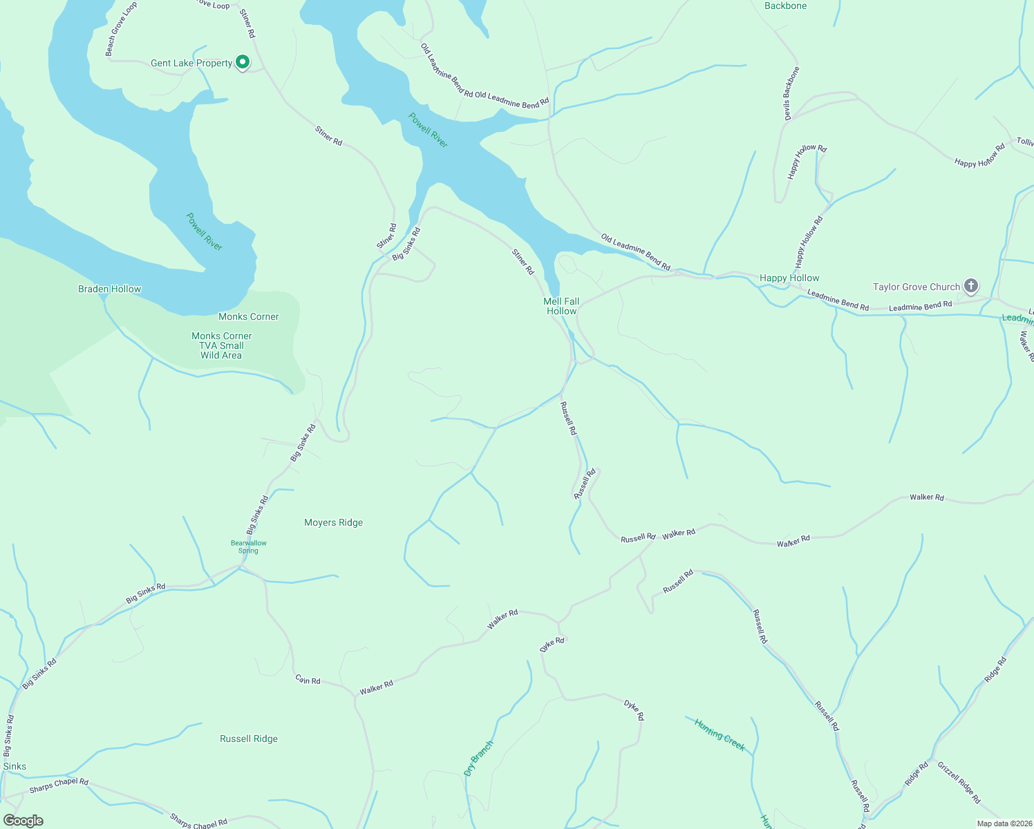 map of restaurants, bars, coffee shops, grocery stores, and more near 372 Serenity Ridge Road in Sharps Chapel