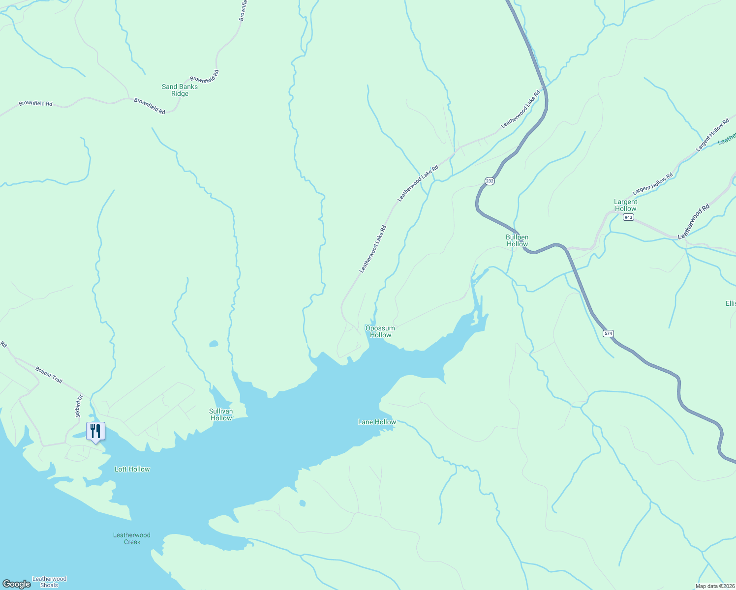 map of restaurants, bars, coffee shops, grocery stores, and more near 122 Lakeview Road in Stewart