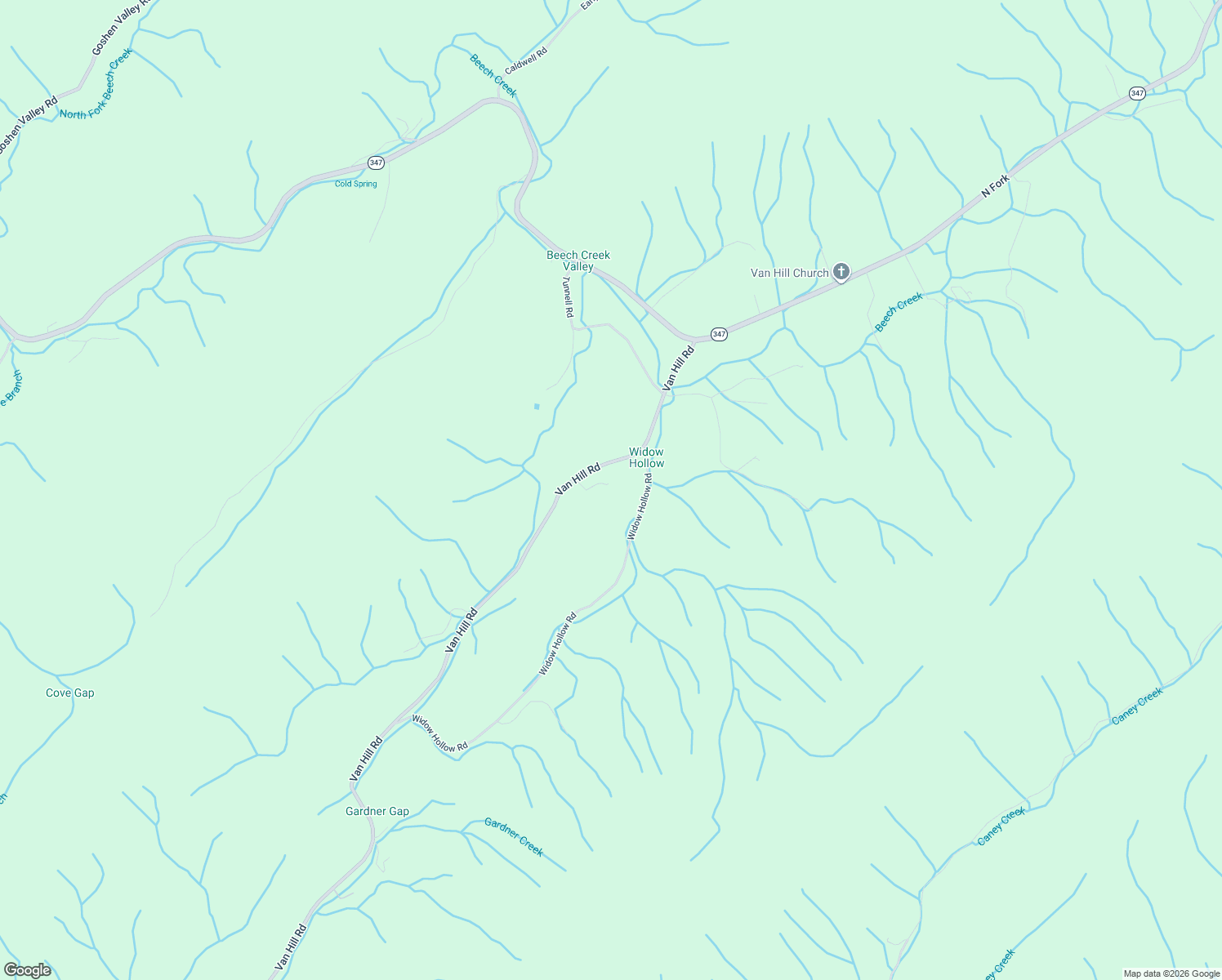 map of restaurants, bars, coffee shops, grocery stores, and more near 4157 Van Hill Rd in Greeneville