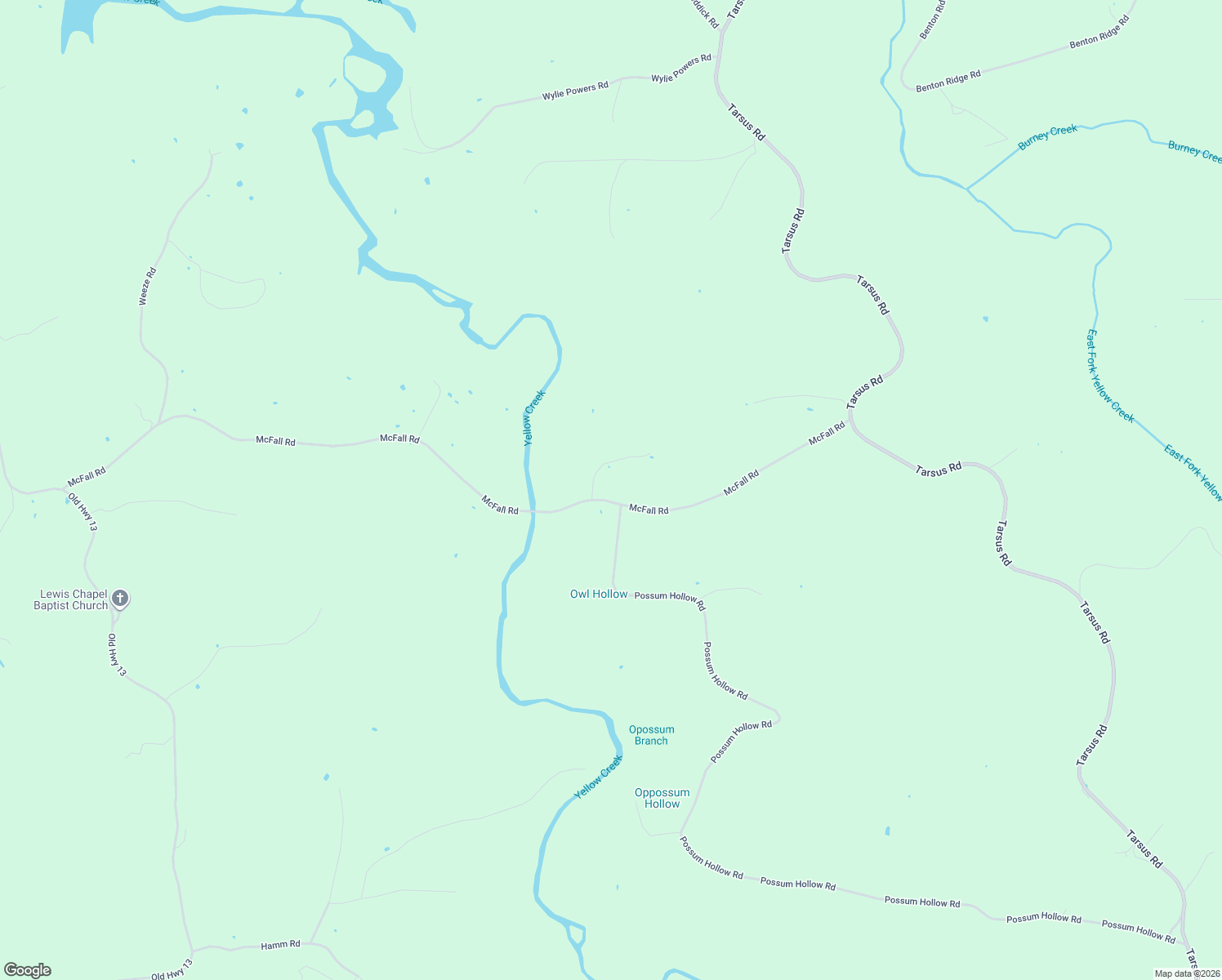 map of restaurants, bars, coffee shops, grocery stores, and more near 3755 McFall Road in Palmyra