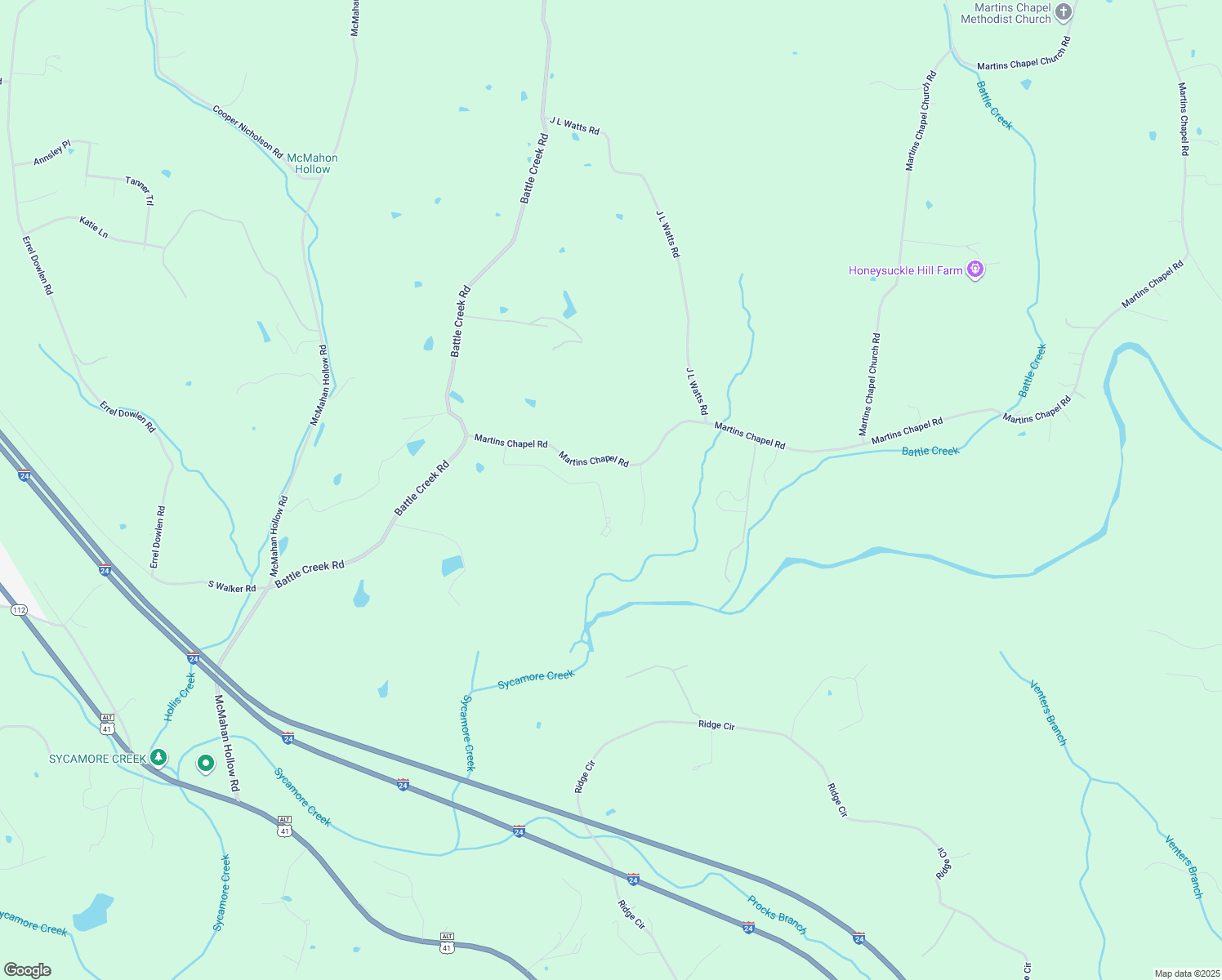 map of restaurants, bars, coffee shops, grocery stores, and more near 2048 Hickory Drive in Springfield