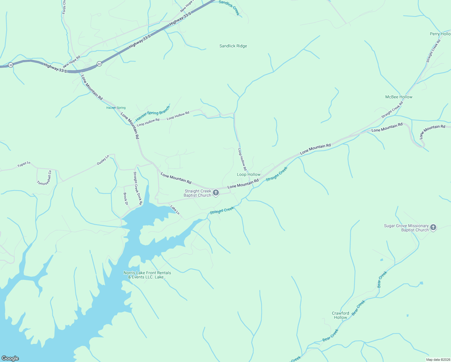map of restaurants, bars, coffee shops, grocery stores, and more near 100-306 Hurd Cadle Lane in New Tazewell