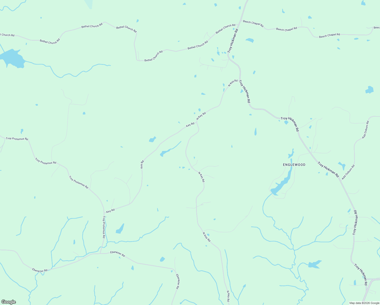 map of restaurants, bars, coffee shops, grocery stores, and more near 1642 N Key Rd in Troy