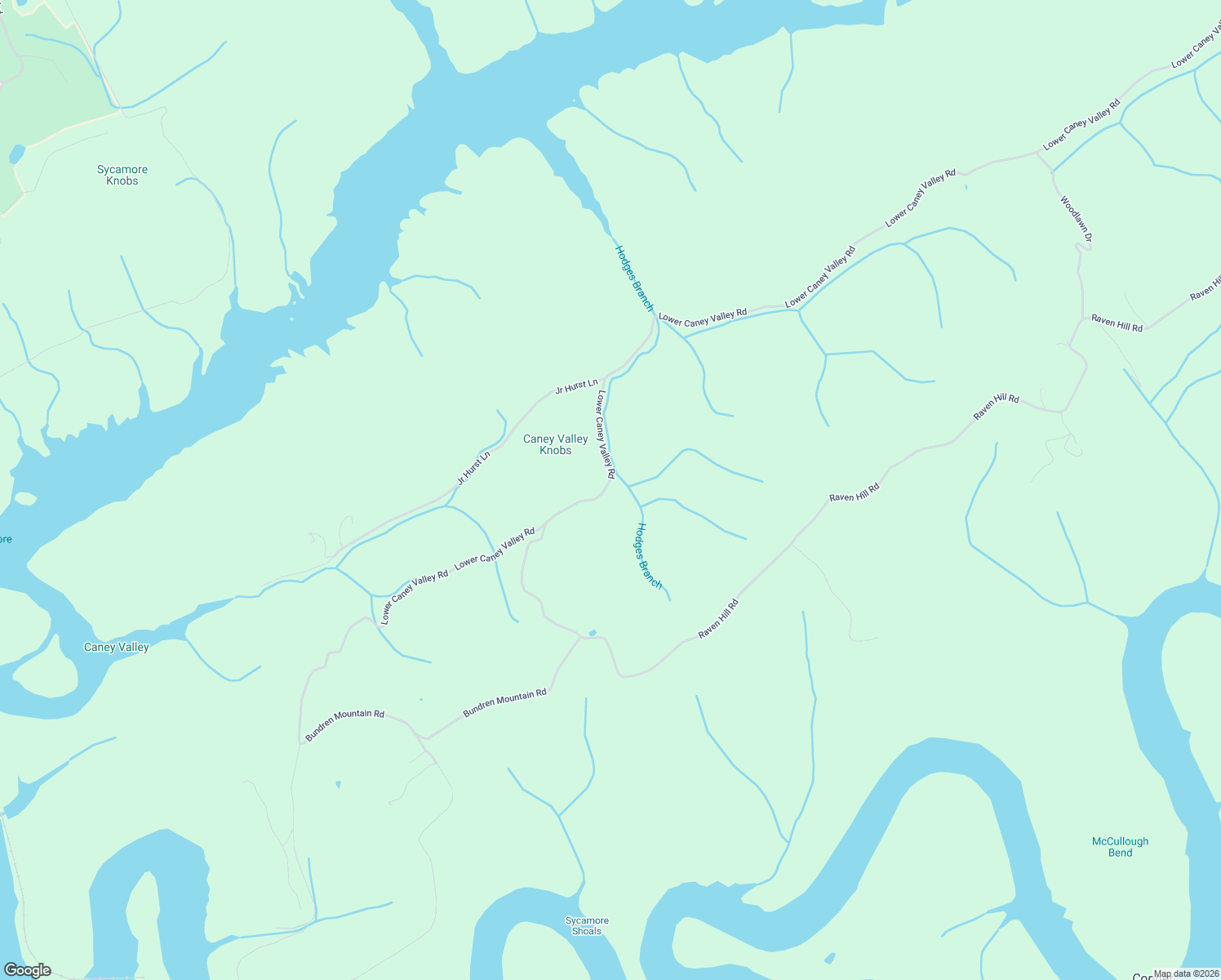 map of restaurants, bars, coffee shops, grocery stores, and more near 1403 Lower Caney Valley Rd in Tazewell