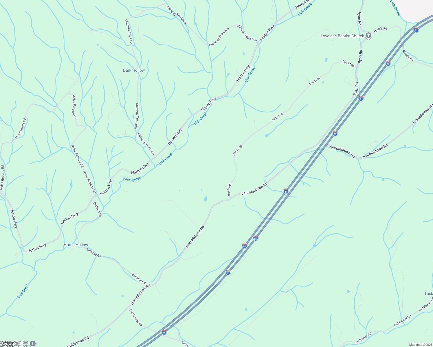 map of restaurants, bars, coffee shops, grocery stores, and more near in Fall Branch