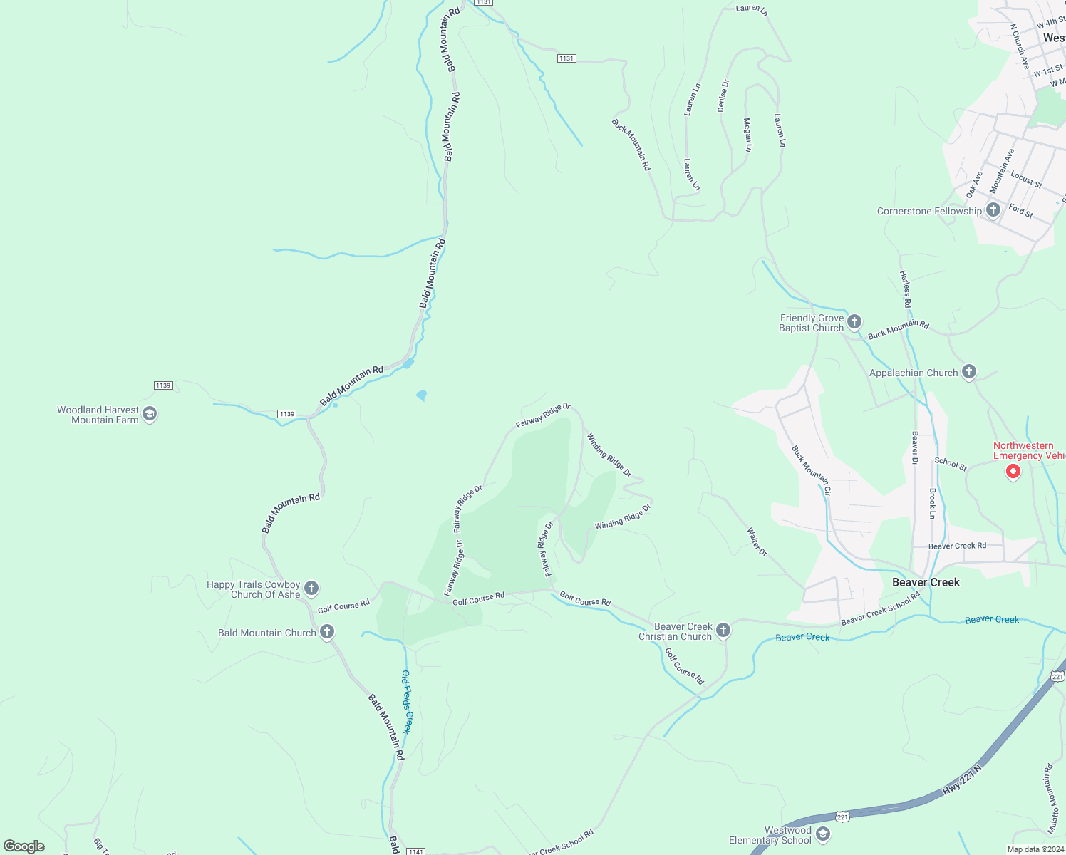 map of restaurants, bars, coffee shops, grocery stores, and more near 844 Fairway Ridge Drive in West Jefferson