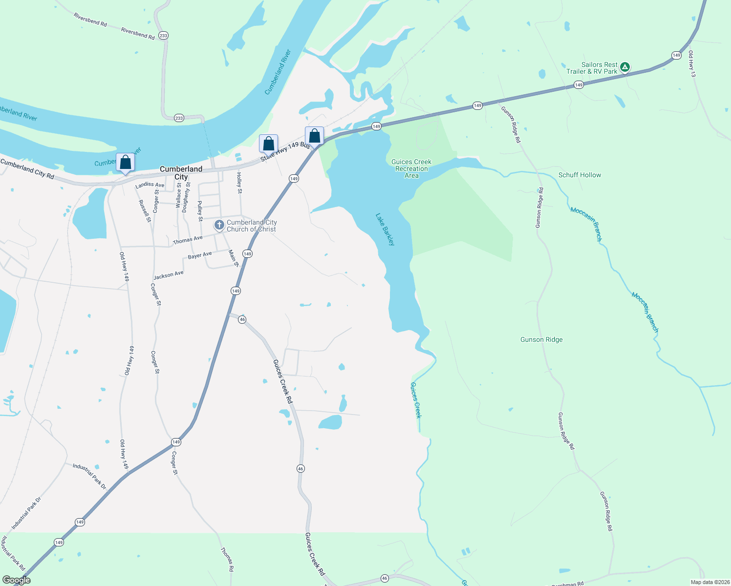 map of restaurants, bars, coffee shops, grocery stores, and more near 141 Lois Lane in Cumberland City