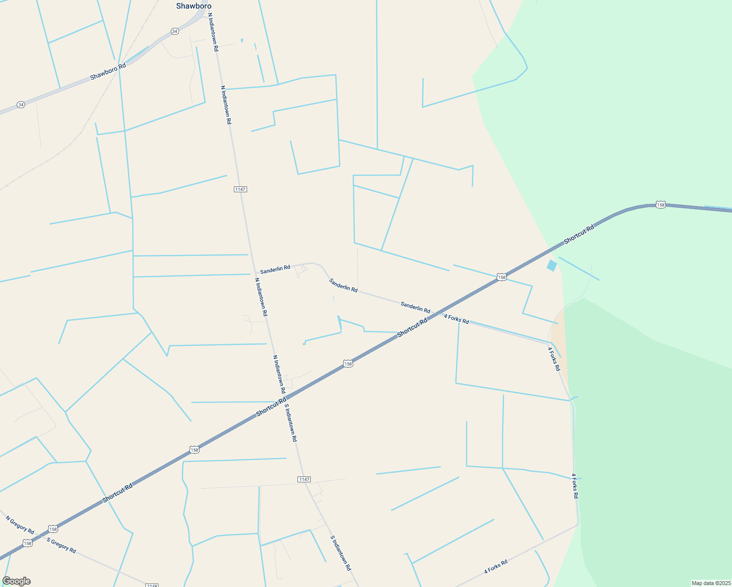 map of restaurants, bars, coffee shops, grocery stores, and more near 176 Sanderlin Rd in Currituck