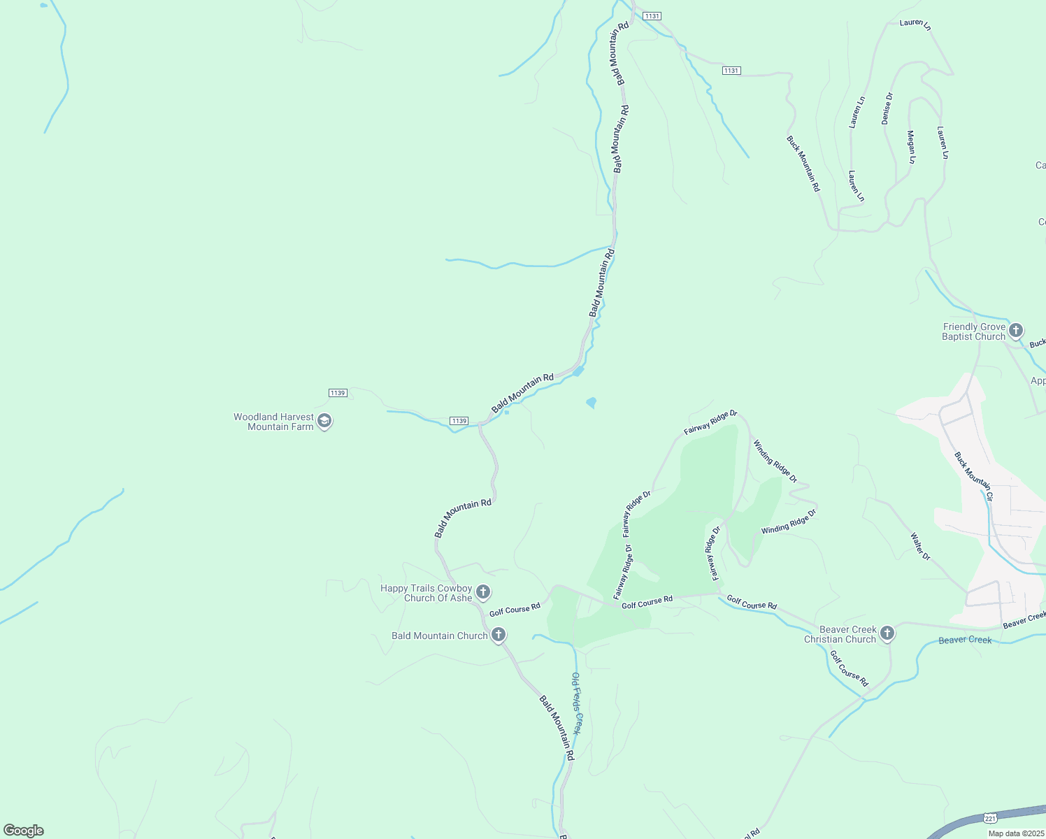 map of restaurants, bars, coffee shops, grocery stores, and more near 270 Golden Pond Road in West Jefferson