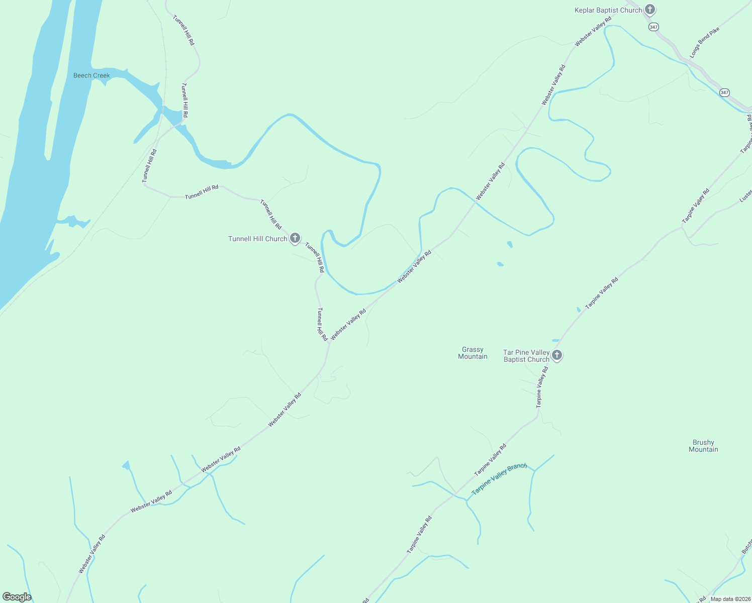 map of restaurants, bars, coffee shops, grocery stores, and more near 527 Webster Valley Road in Rogersville