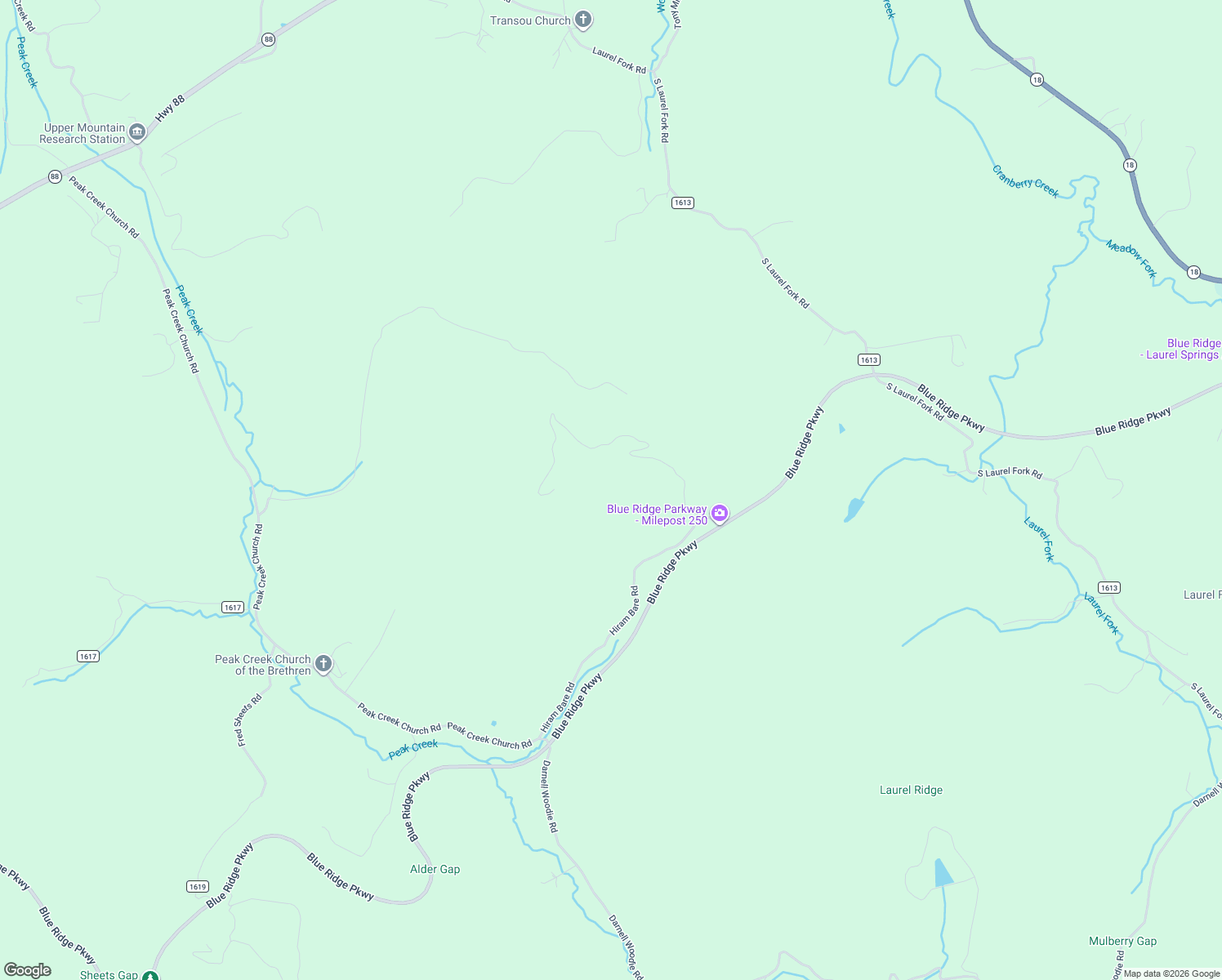 map of restaurants, bars, coffee shops, grocery stores, and more near 425 Parkway Estates in Laurel Springs