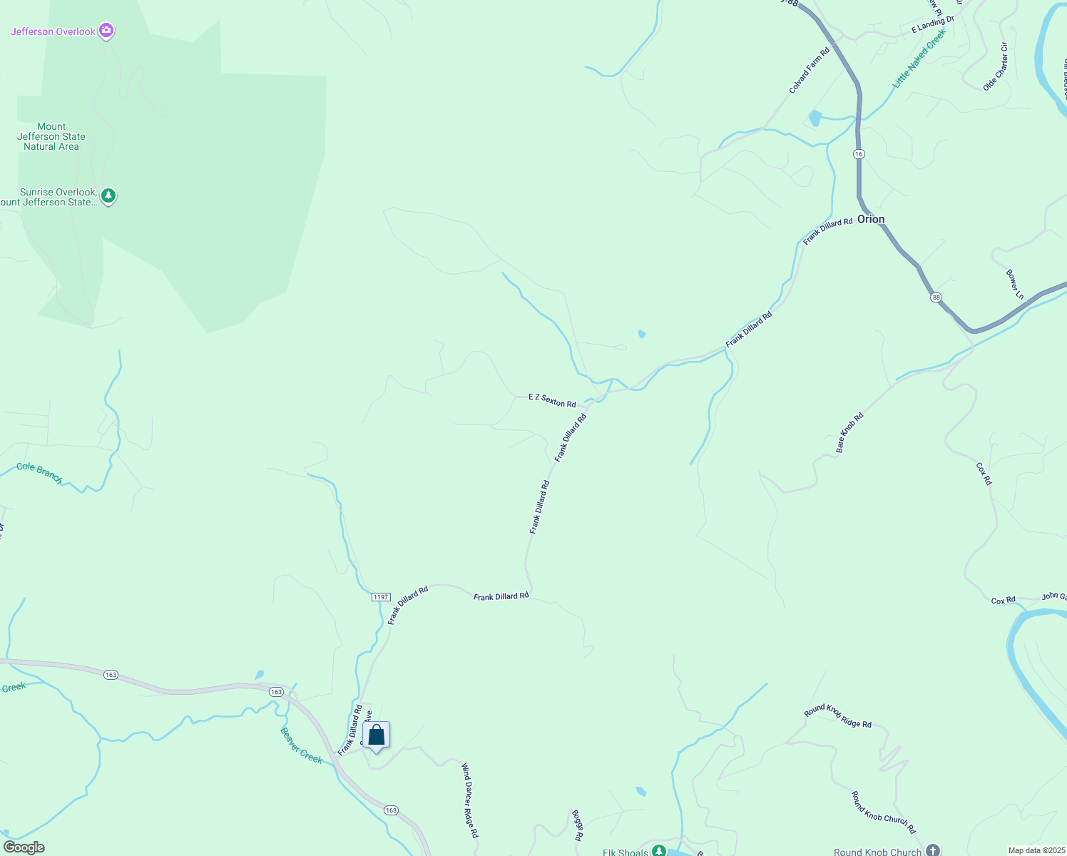 map of restaurants, bars, coffee shops, grocery stores, and more near 120 Arthur Lane in Jefferson
