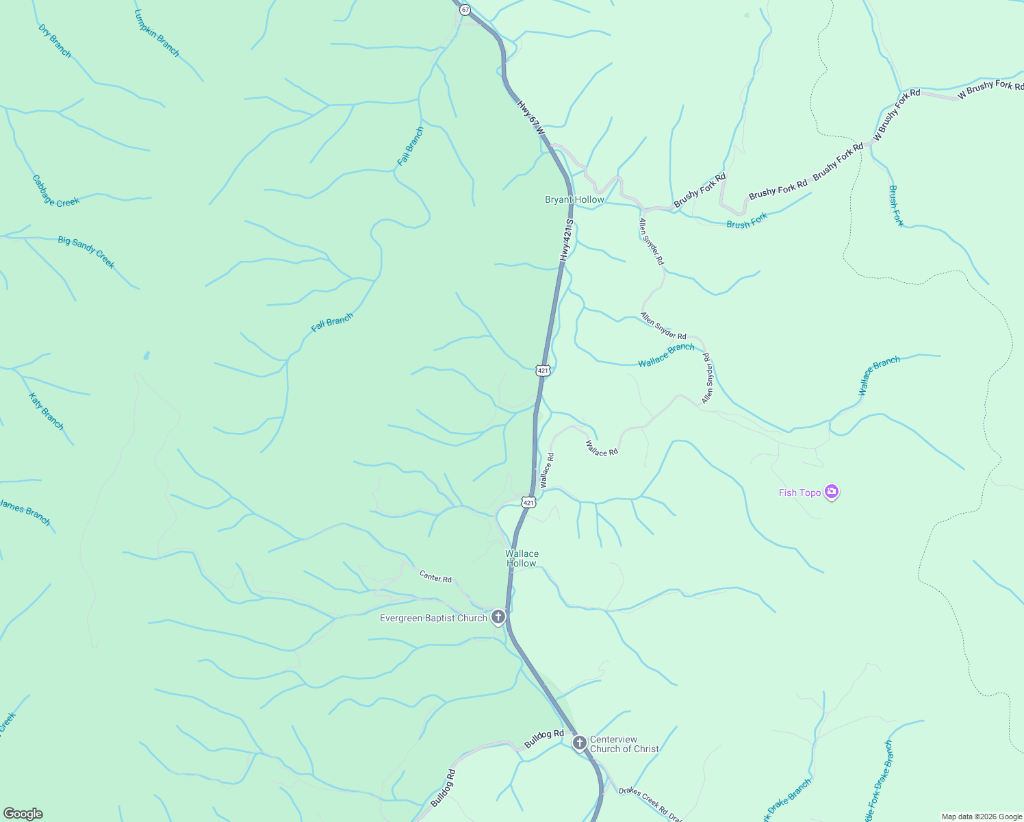 map of restaurants, bars, coffee shops, grocery stores, and more near 281 Joe Wallace Road in Trade