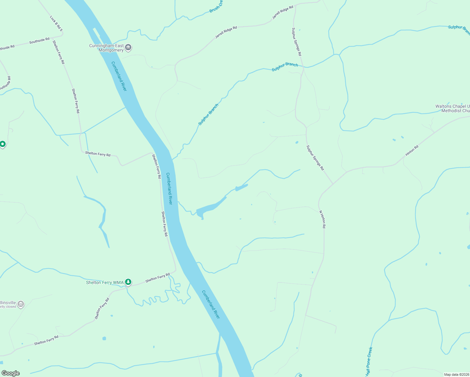 map of restaurants, bars, coffee shops, grocery stores, and more near Unnamed Road in Clarksville