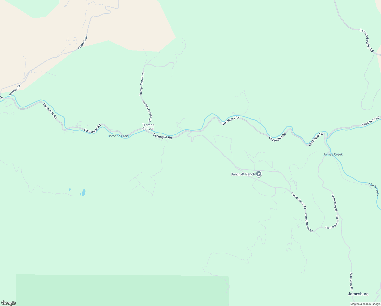 map of restaurants, bars, coffee shops, grocery stores, and more near 20500 Cachagua Road in Carmel Valley