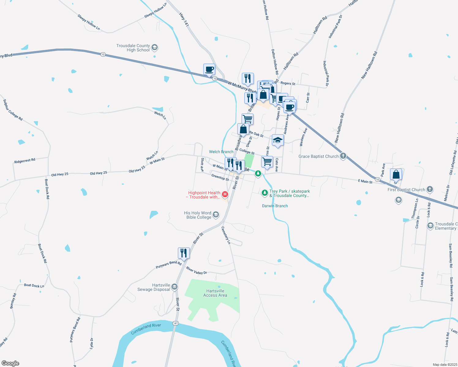 303 Church Street, Hartsville TN Walk Score