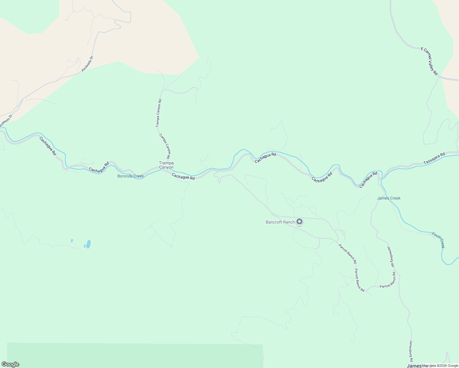 map of restaurants, bars, coffee shops, grocery stores, and more near 20510 Cachagua Road in Carmel Valley