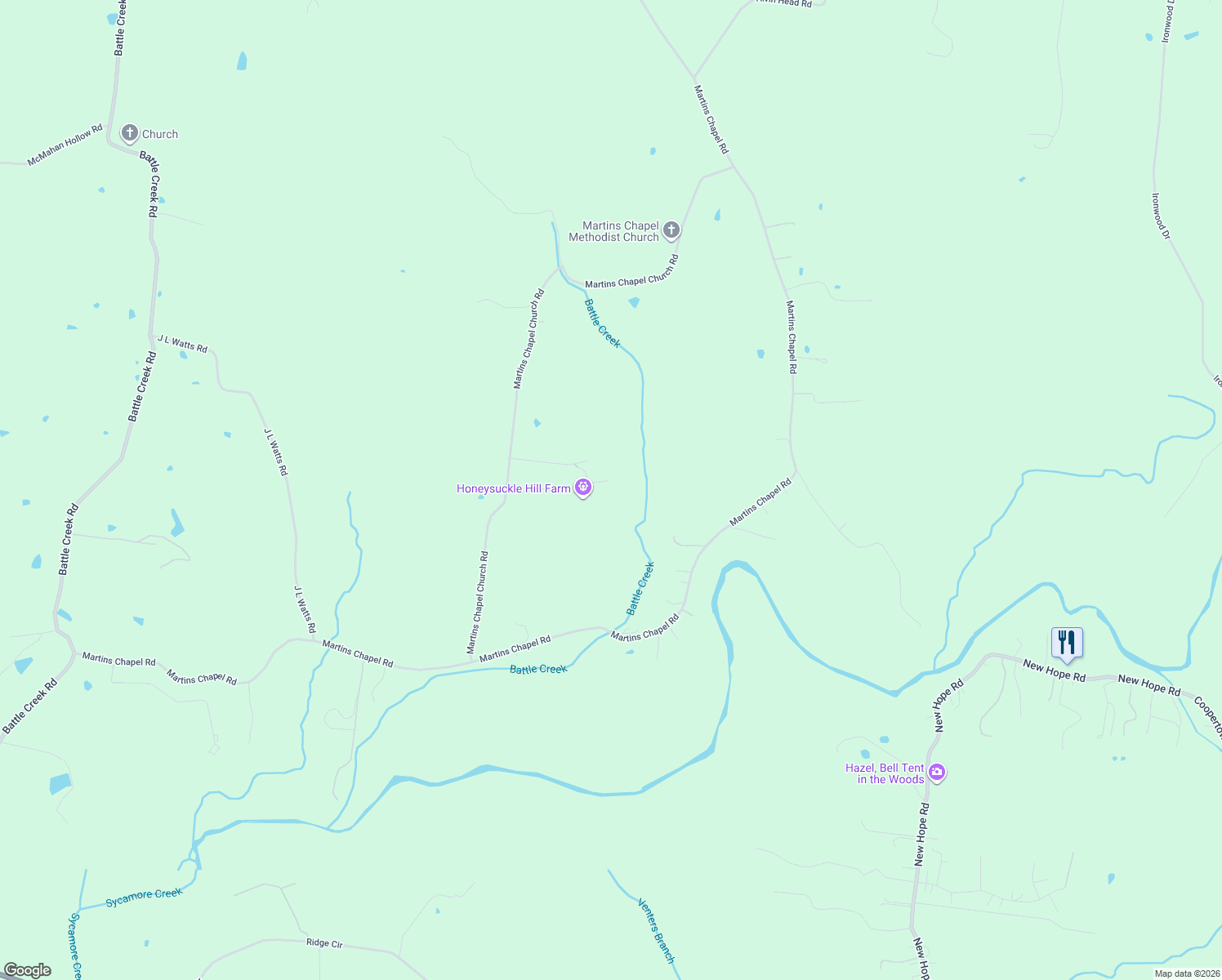map of restaurants, bars, coffee shops, grocery stores, and more near 3029 Meadow Court in Springfield