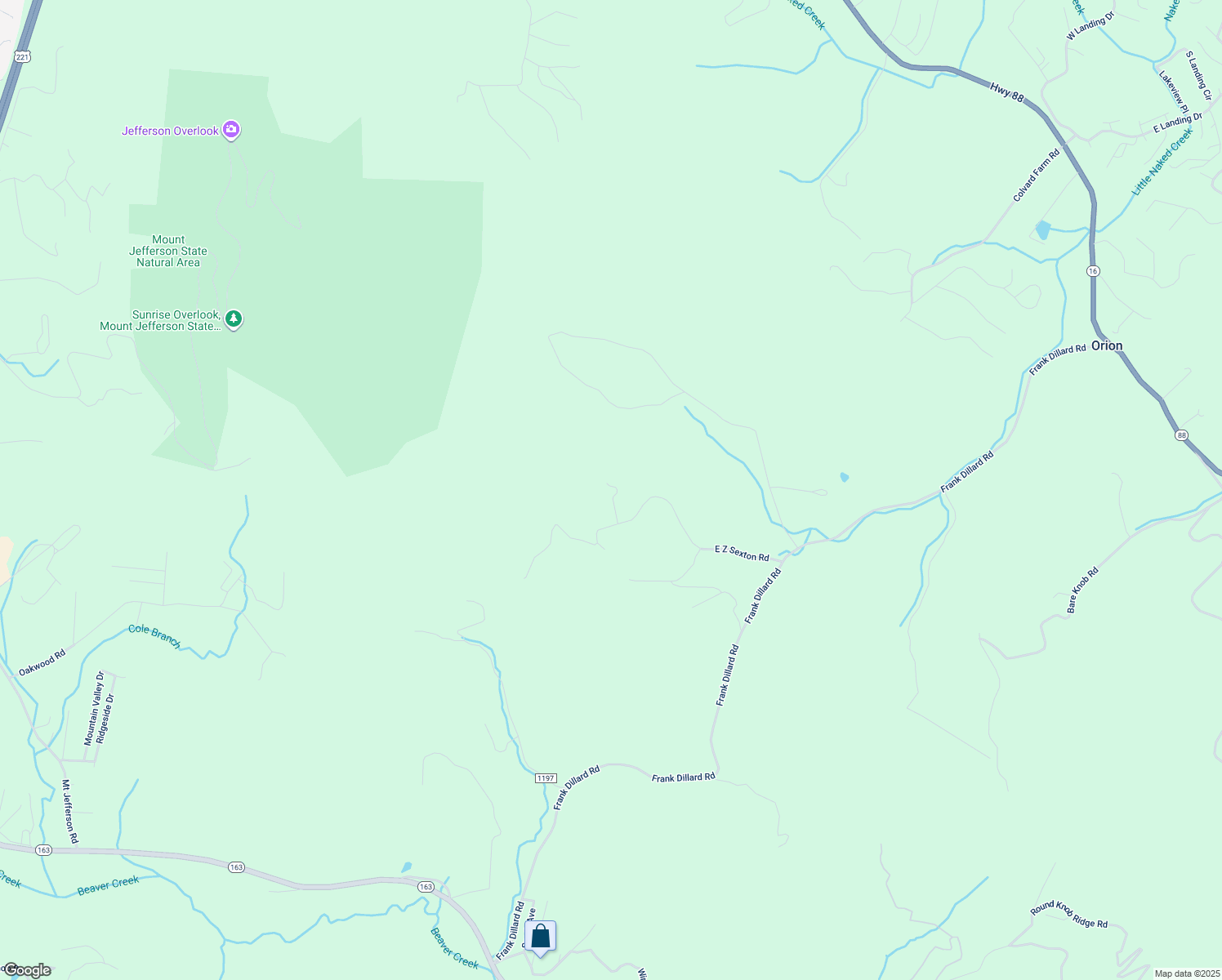 map of restaurants, bars, coffee shops, grocery stores, and more near 179 Lambert Lane in Jefferson