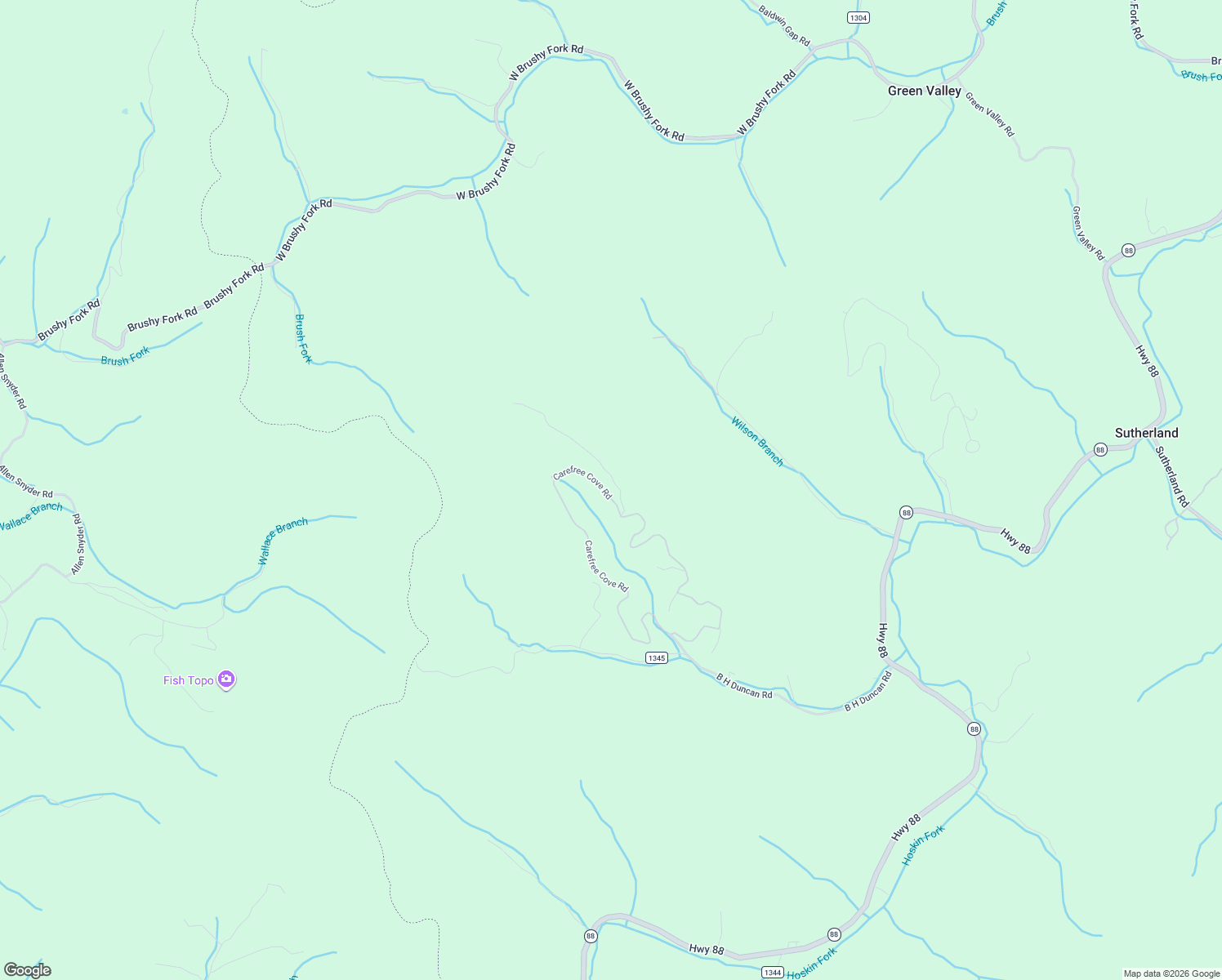 map of restaurants, bars, coffee shops, grocery stores, and more near 217 Rainbow Ridge Road in Zionville