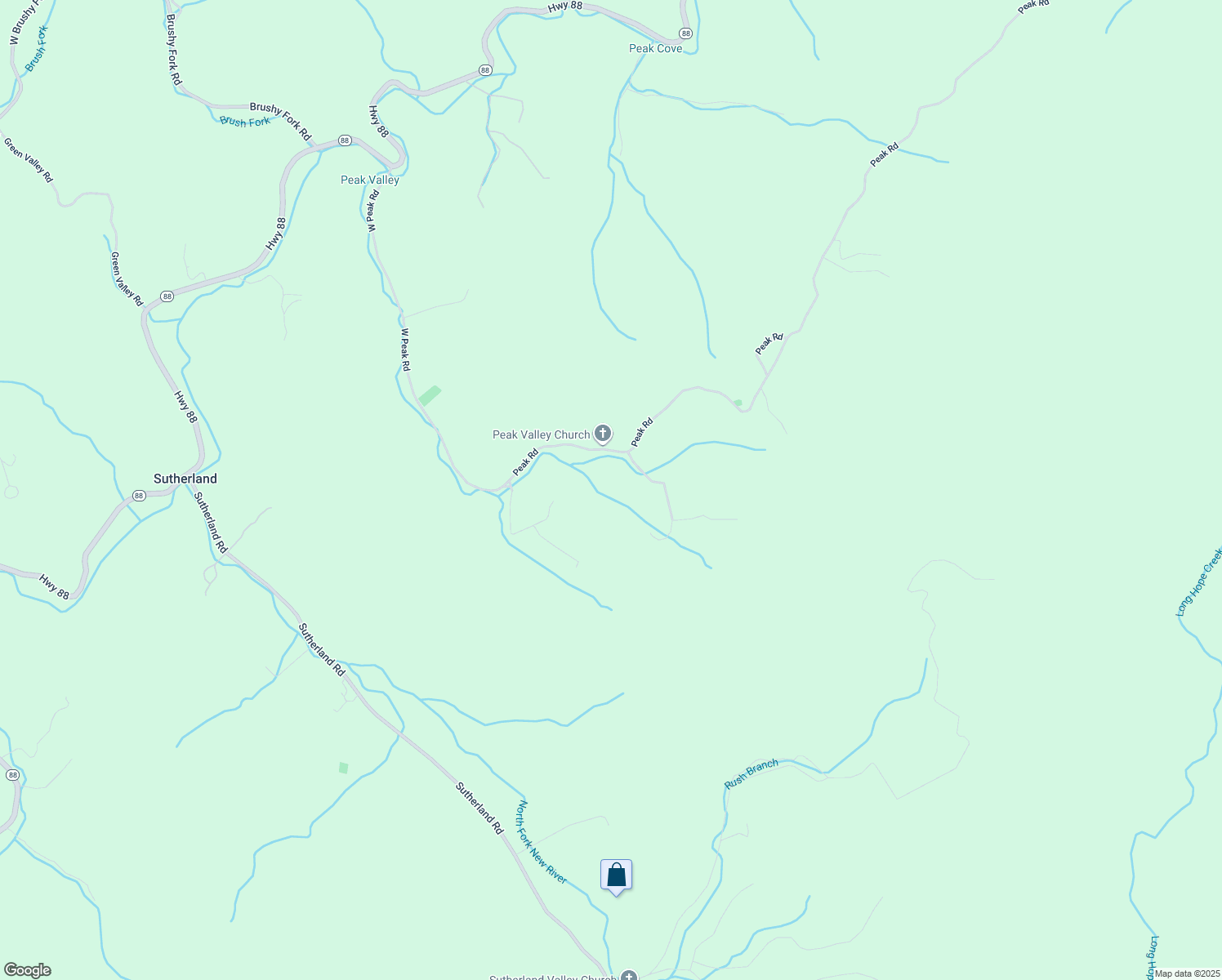 map of restaurants, bars, coffee shops, grocery stores, and more near 108 Cherry Tree Lane in Creston