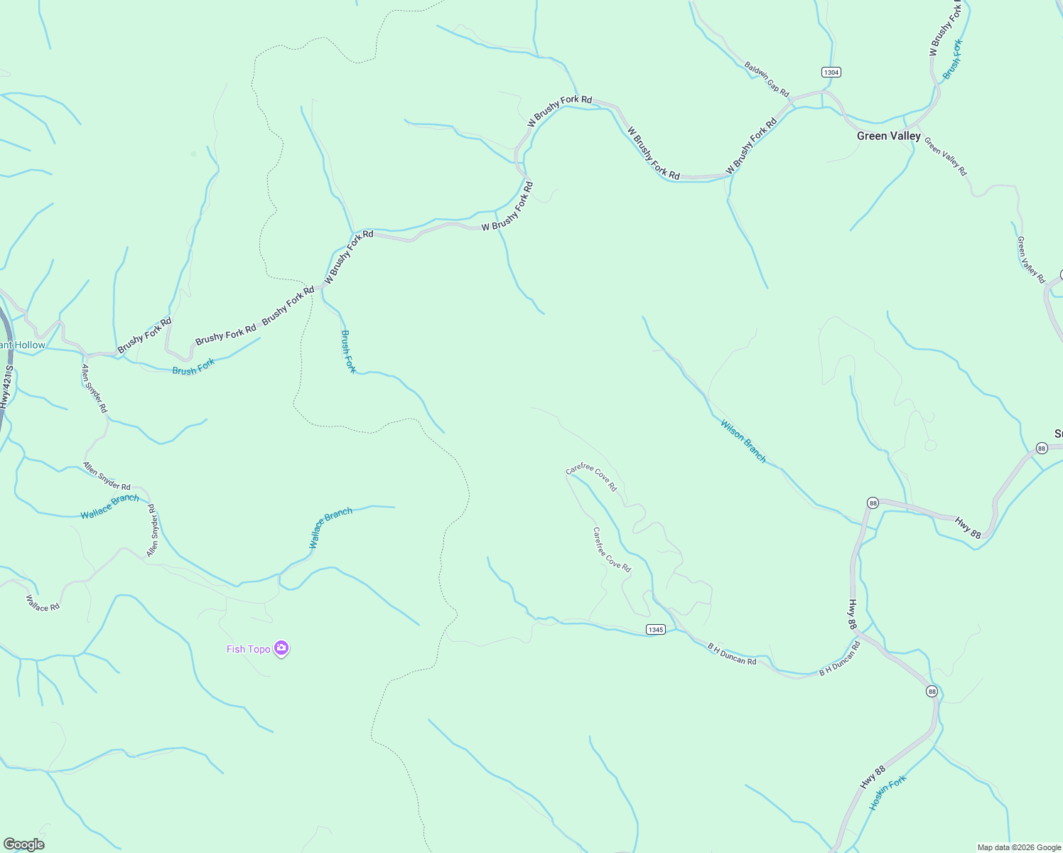 map of restaurants, bars, coffee shops, grocery stores, and more near 1165 Carefree Cove Road in Zionville
