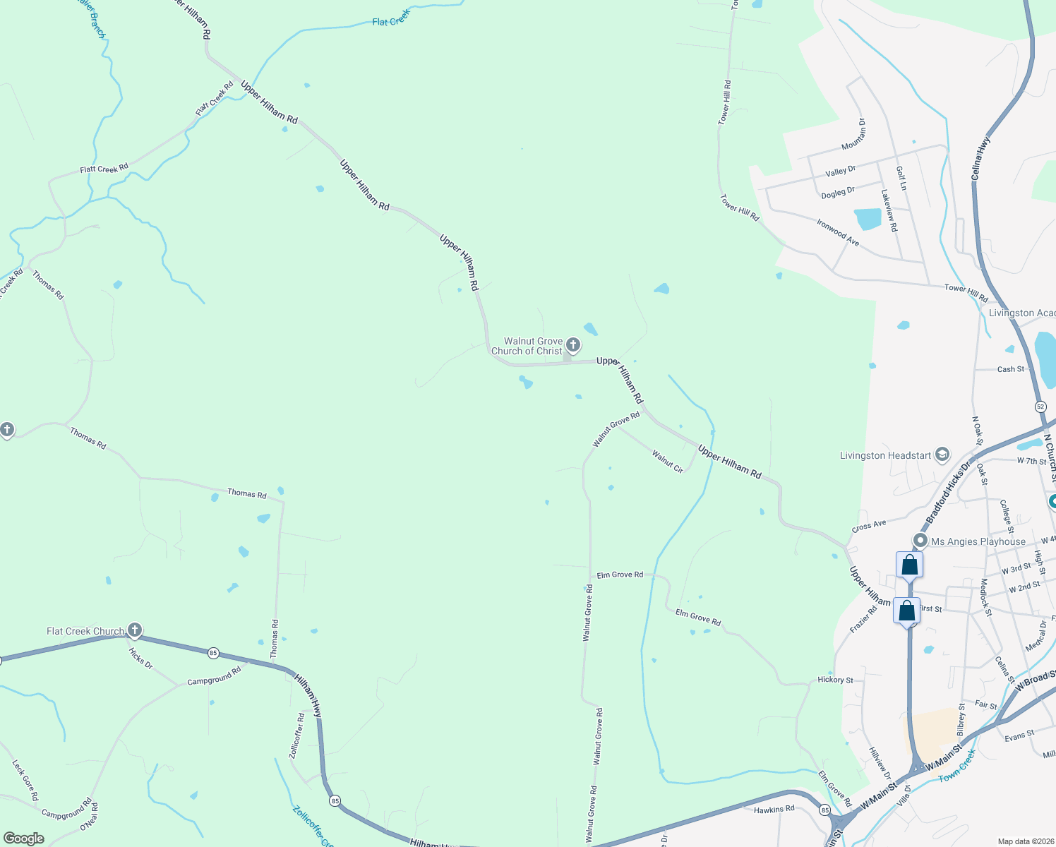 map of restaurants, bars, coffee shops, grocery stores, and more near in Livingston