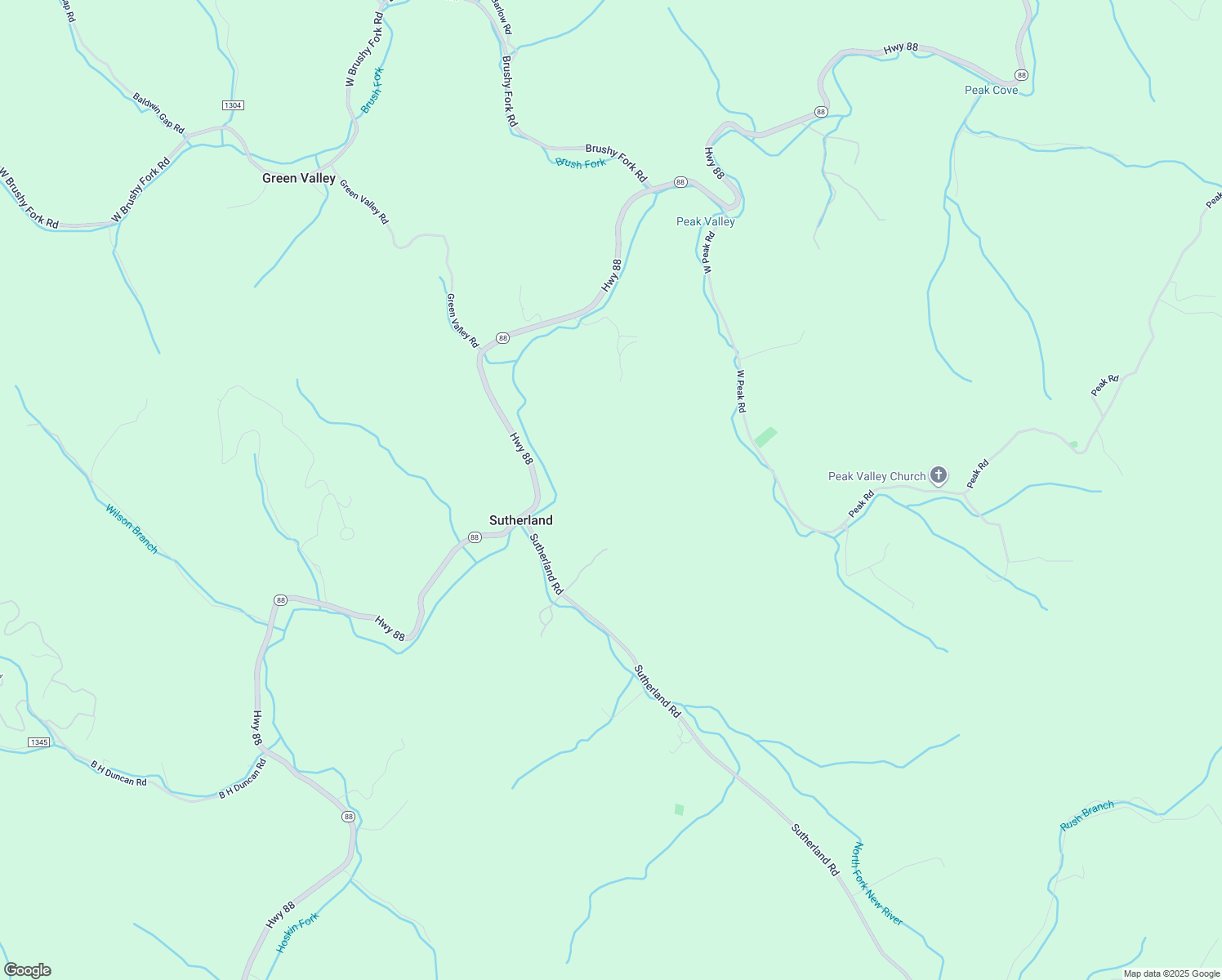 map of restaurants, bars, coffee shops, grocery stores, and more near 21071 North Carolina 88 in Creston