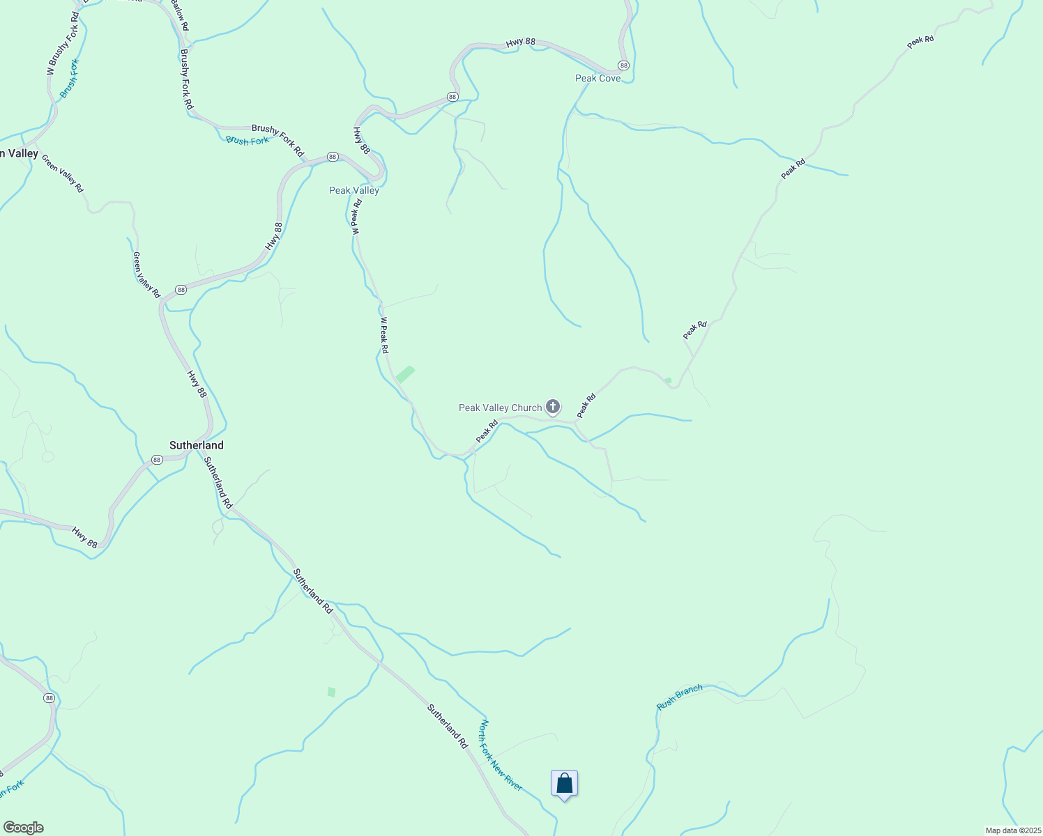 map of restaurants, bars, coffee shops, grocery stores, and more near 108 Cherry Tree Lane in Creston