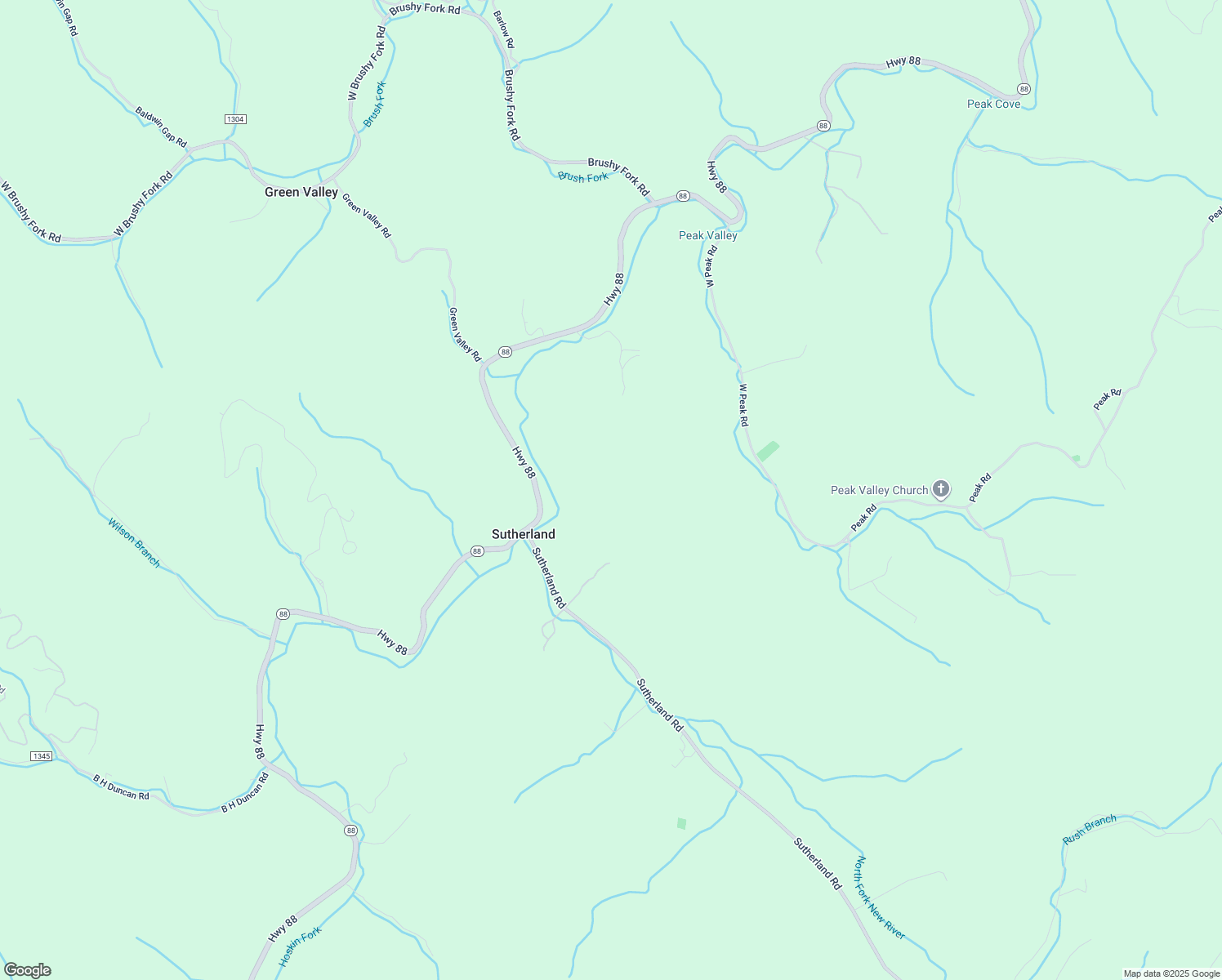map of restaurants, bars, coffee shops, grocery stores, and more near 21071 North Carolina 88 in Creston