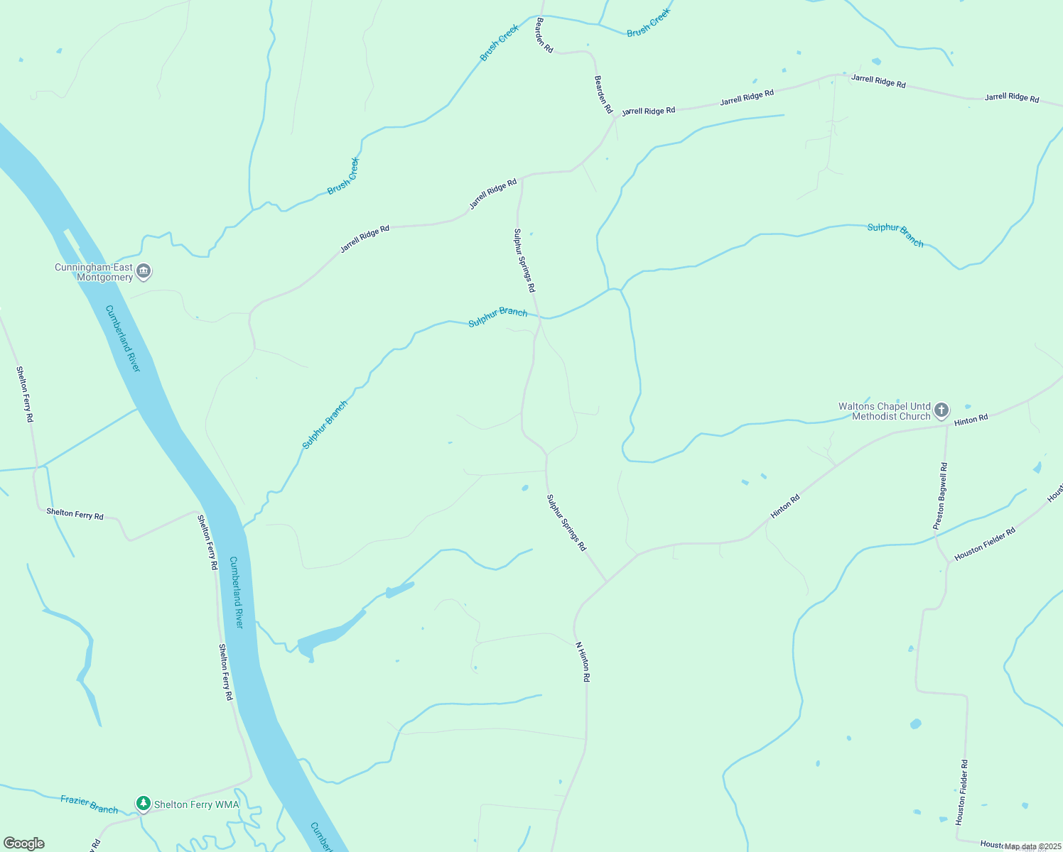 map of restaurants, bars, coffee shops, grocery stores, and more near 2985 Woods Road in Clarksville