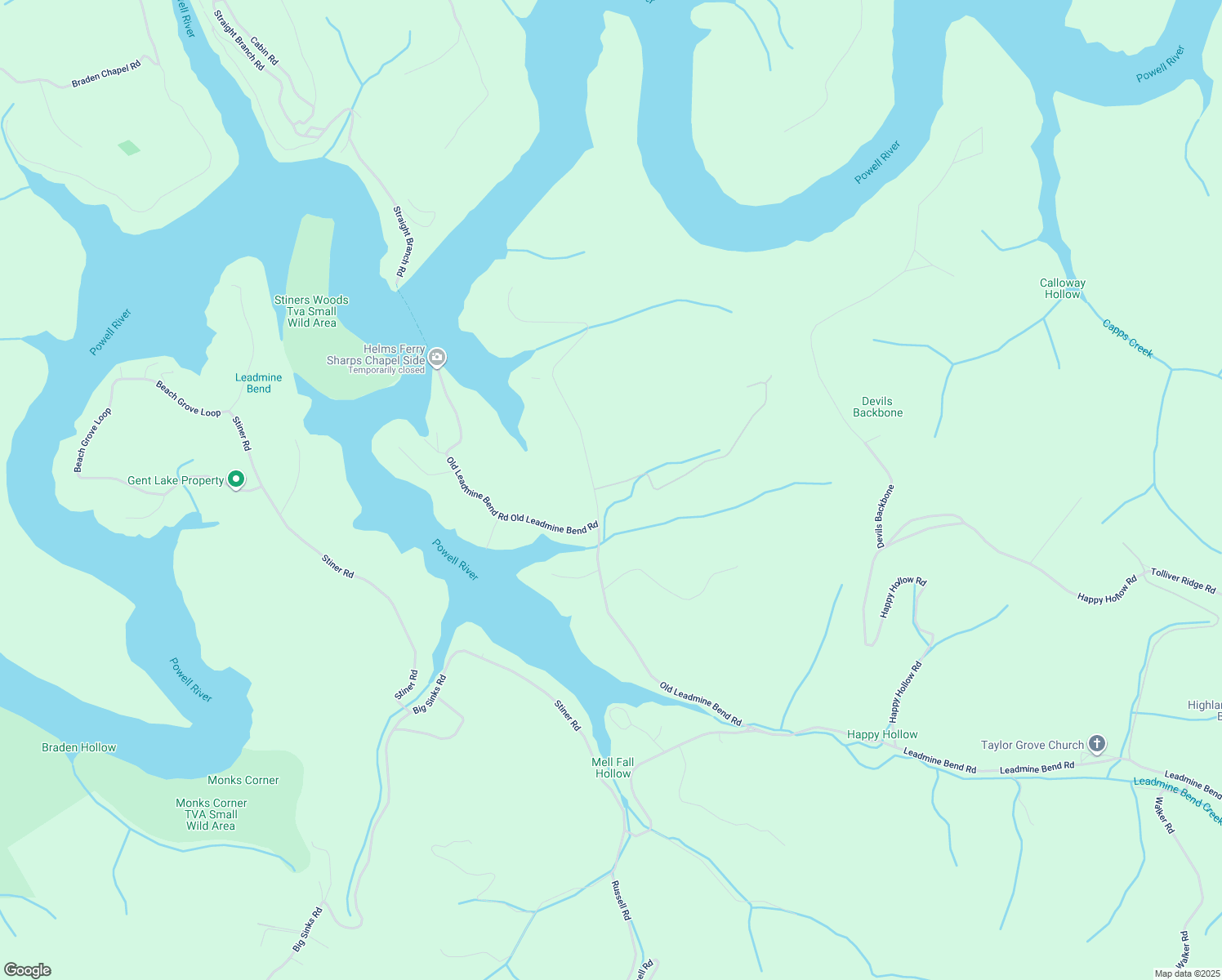 map of restaurants, bars, coffee shops, grocery stores, and more near 100 Mountain Way in Sharps Chapel