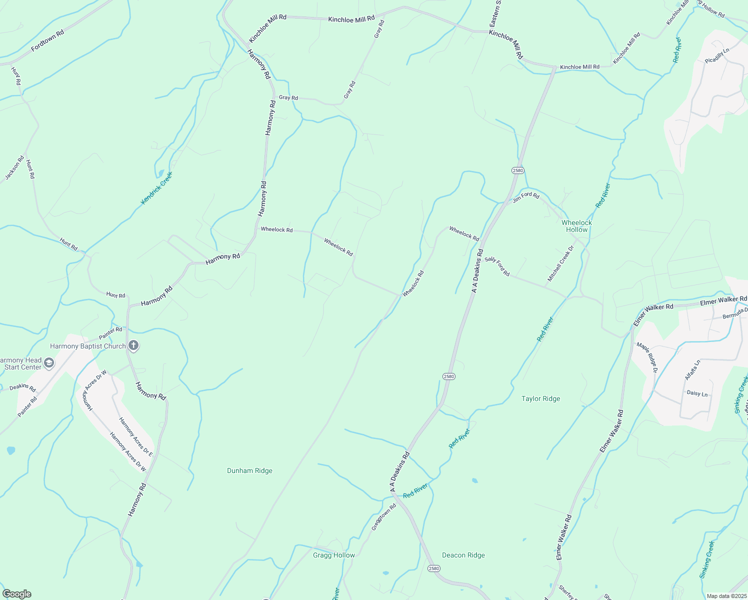 map of restaurants, bars, coffee shops, grocery stores, and more near 737 Hartmantown Road in Jonesborough