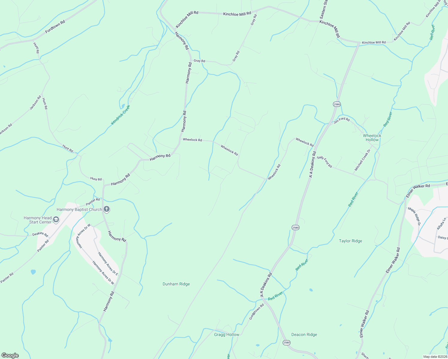 map of restaurants, bars, coffee shops, grocery stores, and more near 131 Booher Road in Jonesborough