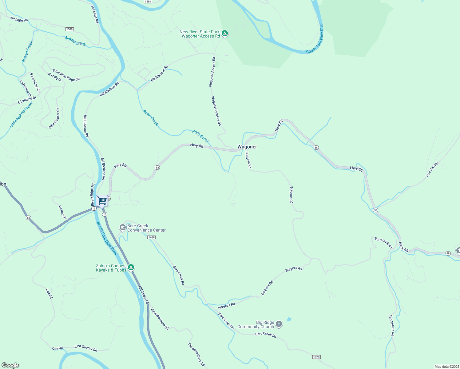 map of restaurants, bars, coffee shops, grocery stores, and more near 470 Dishman Severt Road in Jefferson