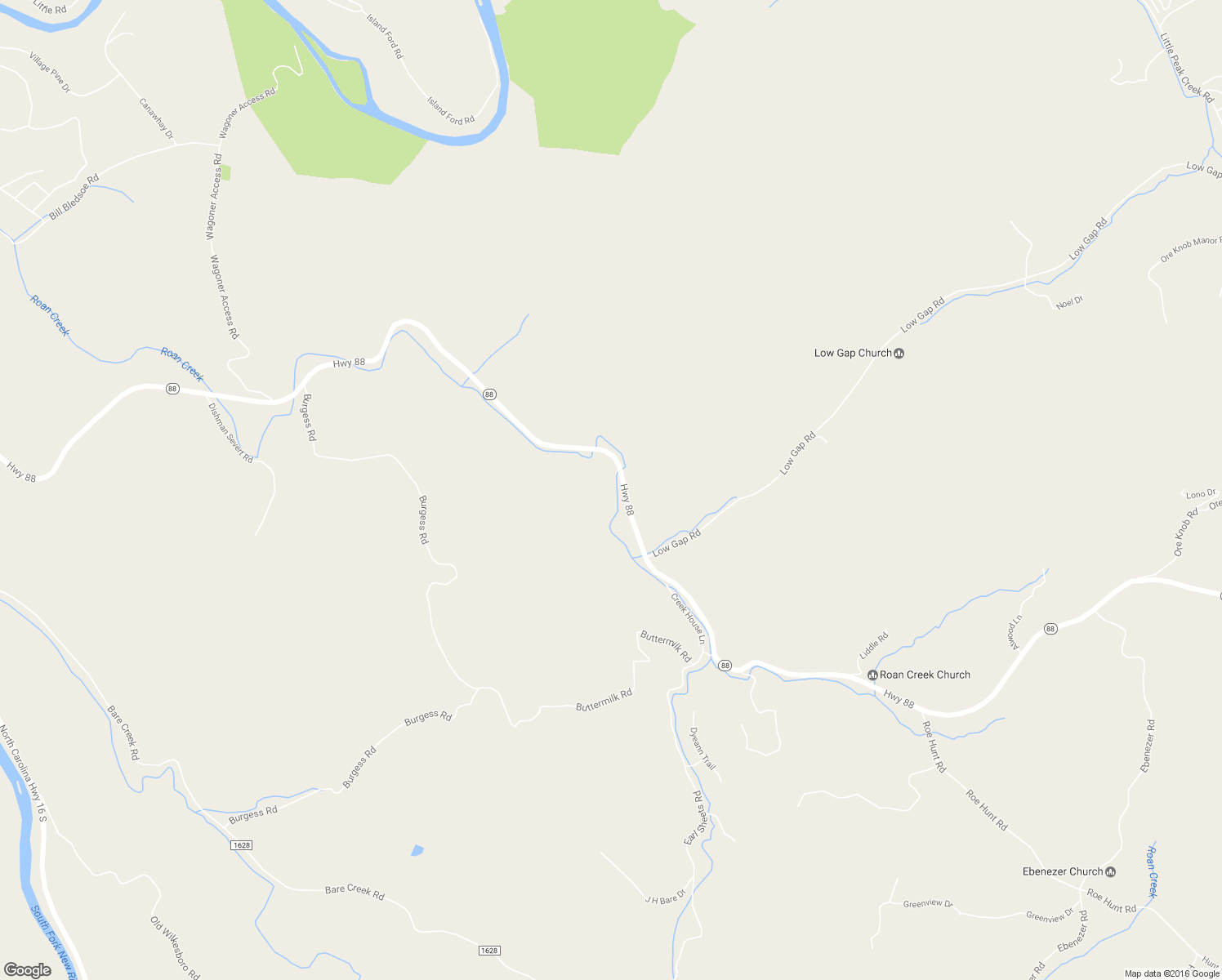 map of restaurants, bars, coffee shops, grocery stores, and more near 3184 Highway 88 in Jefferson