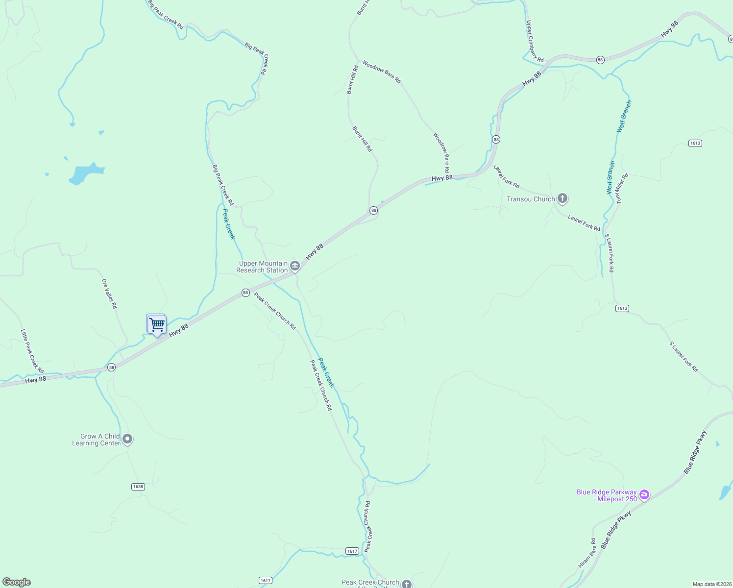 map of restaurants, bars, coffee shops, grocery stores, and more near in Laurel Springs