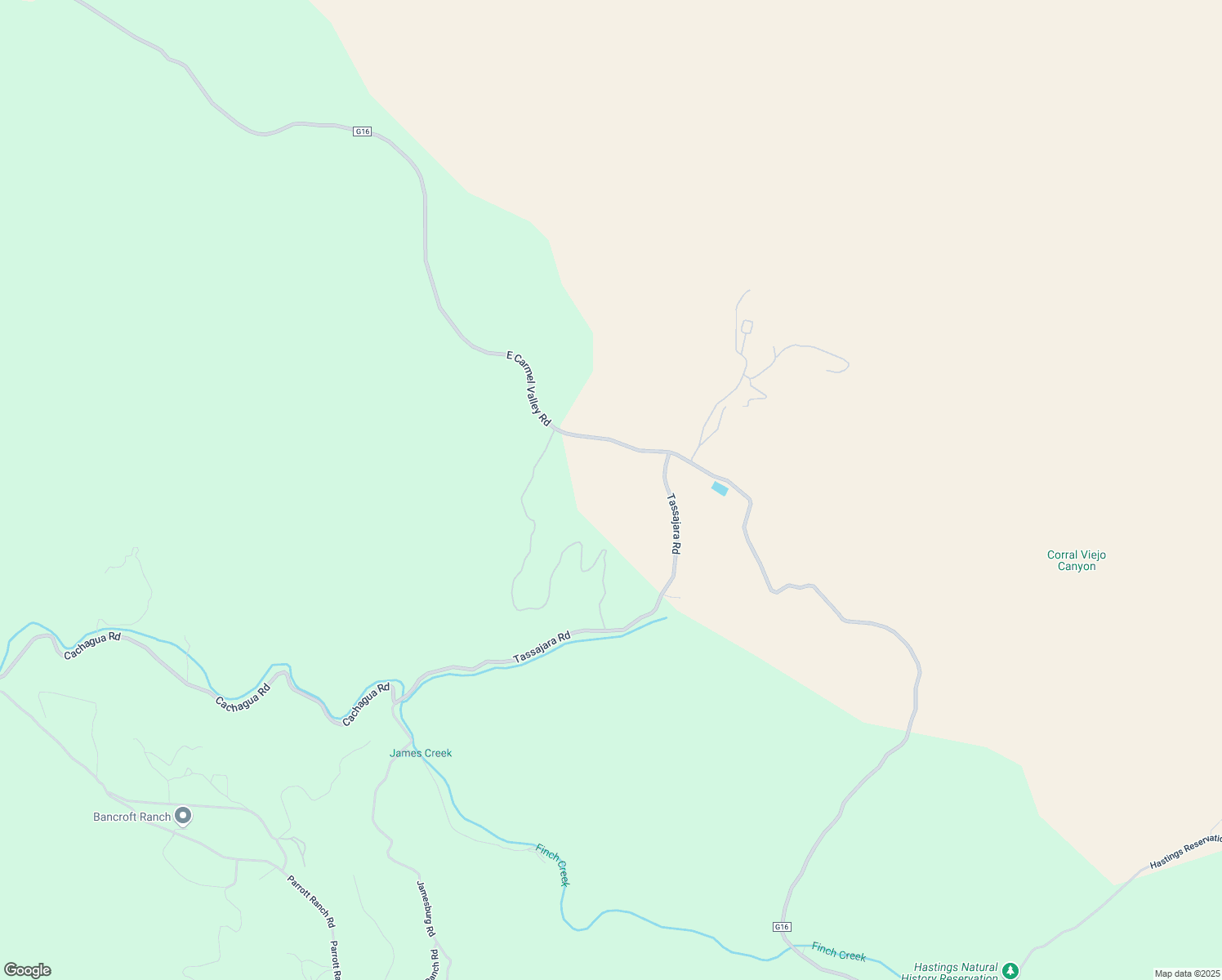 map of restaurants, bars, coffee shops, grocery stores, and more near 14 Tassajara Road in Carmel Valley