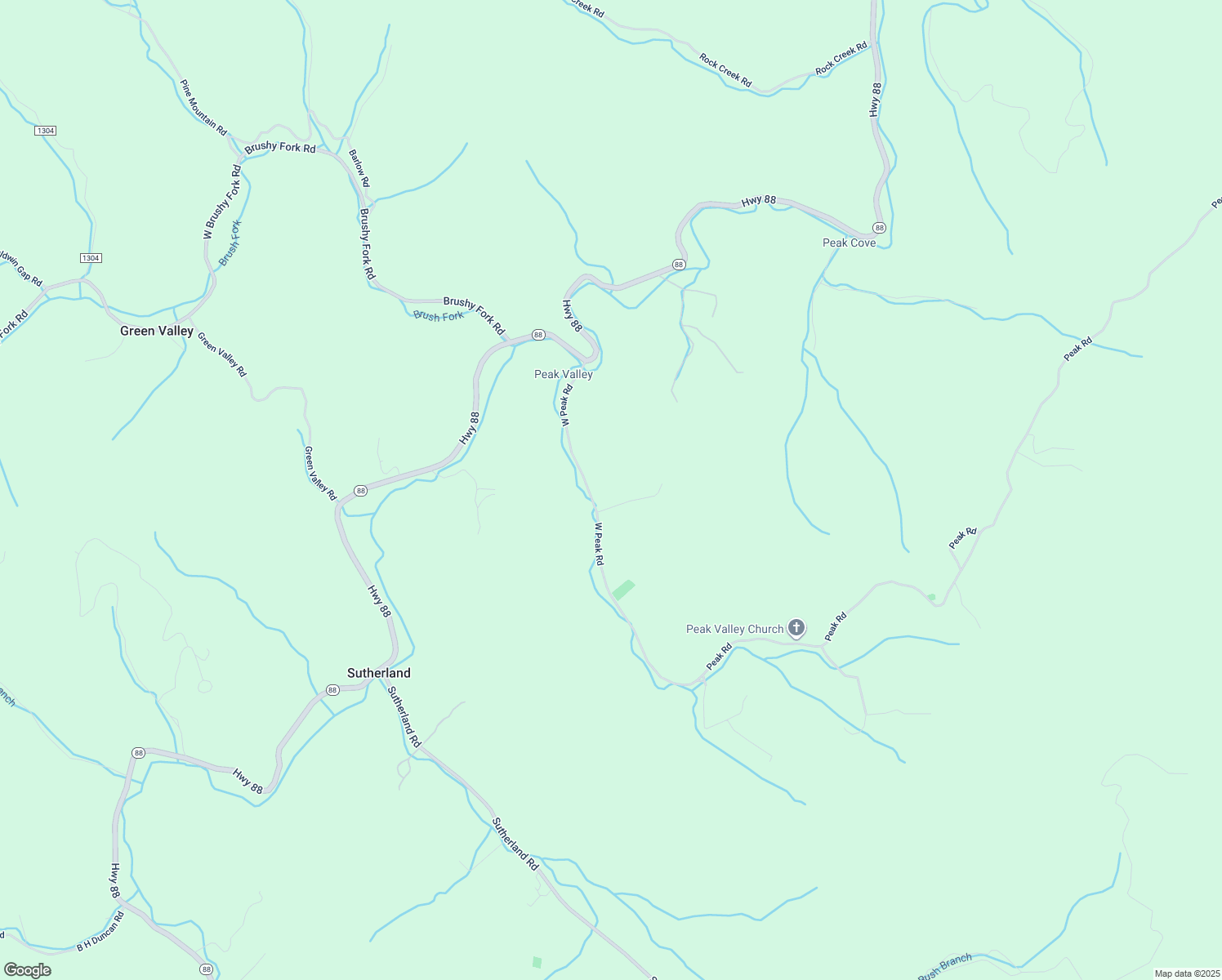 map of restaurants, bars, coffee shops, grocery stores, and more near 437 West Peak Road in Creston