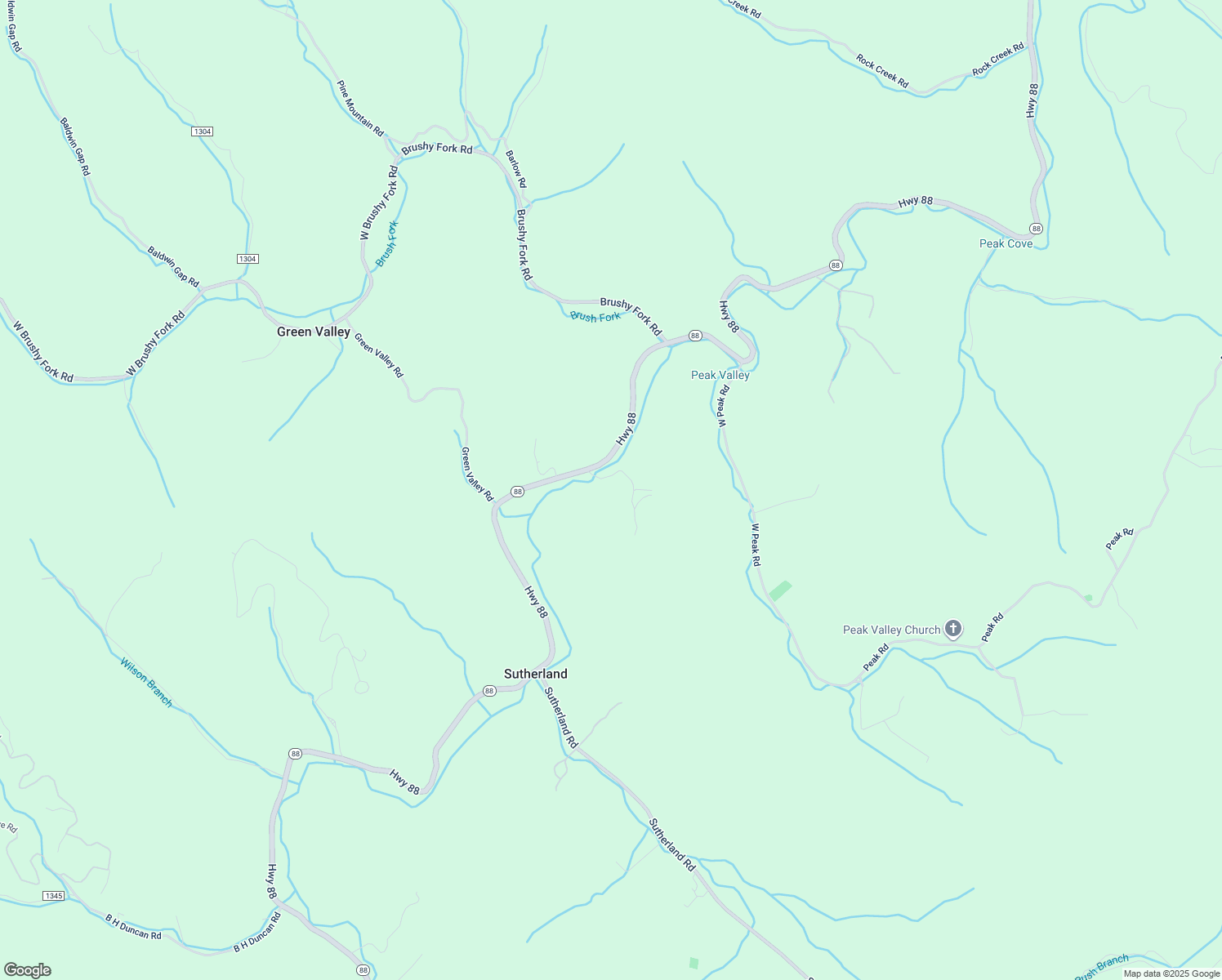 map of restaurants, bars, coffee shops, grocery stores, and more near 20009 North Carolina 88 in Creston