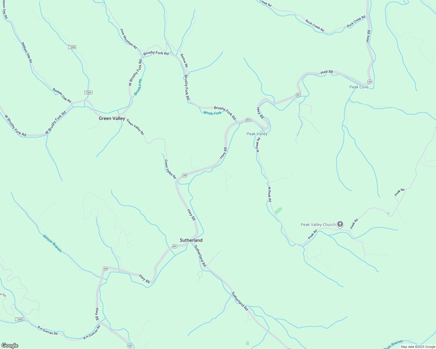 map of restaurants, bars, coffee shops, grocery stores, and more near 20009 North Carolina 88 in Creston