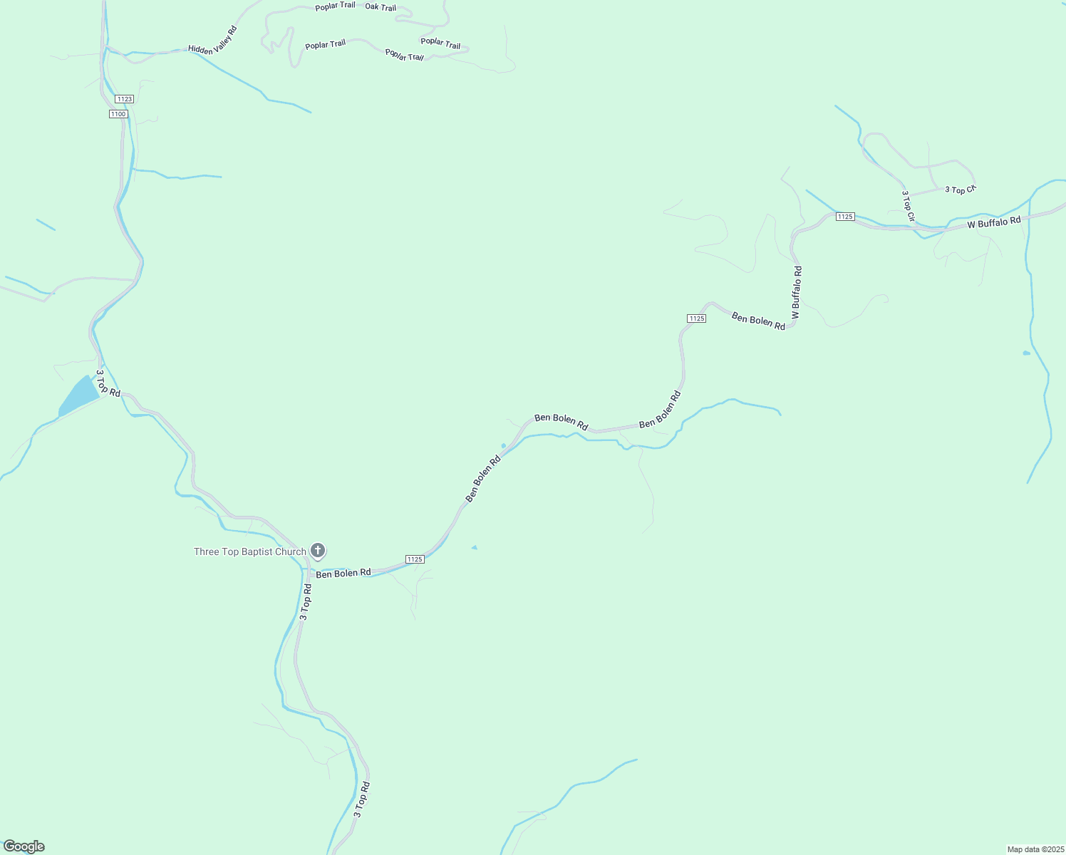 map of restaurants, bars, coffee shops, grocery stores, and more near 1363 Ben Bolen Road in Creston